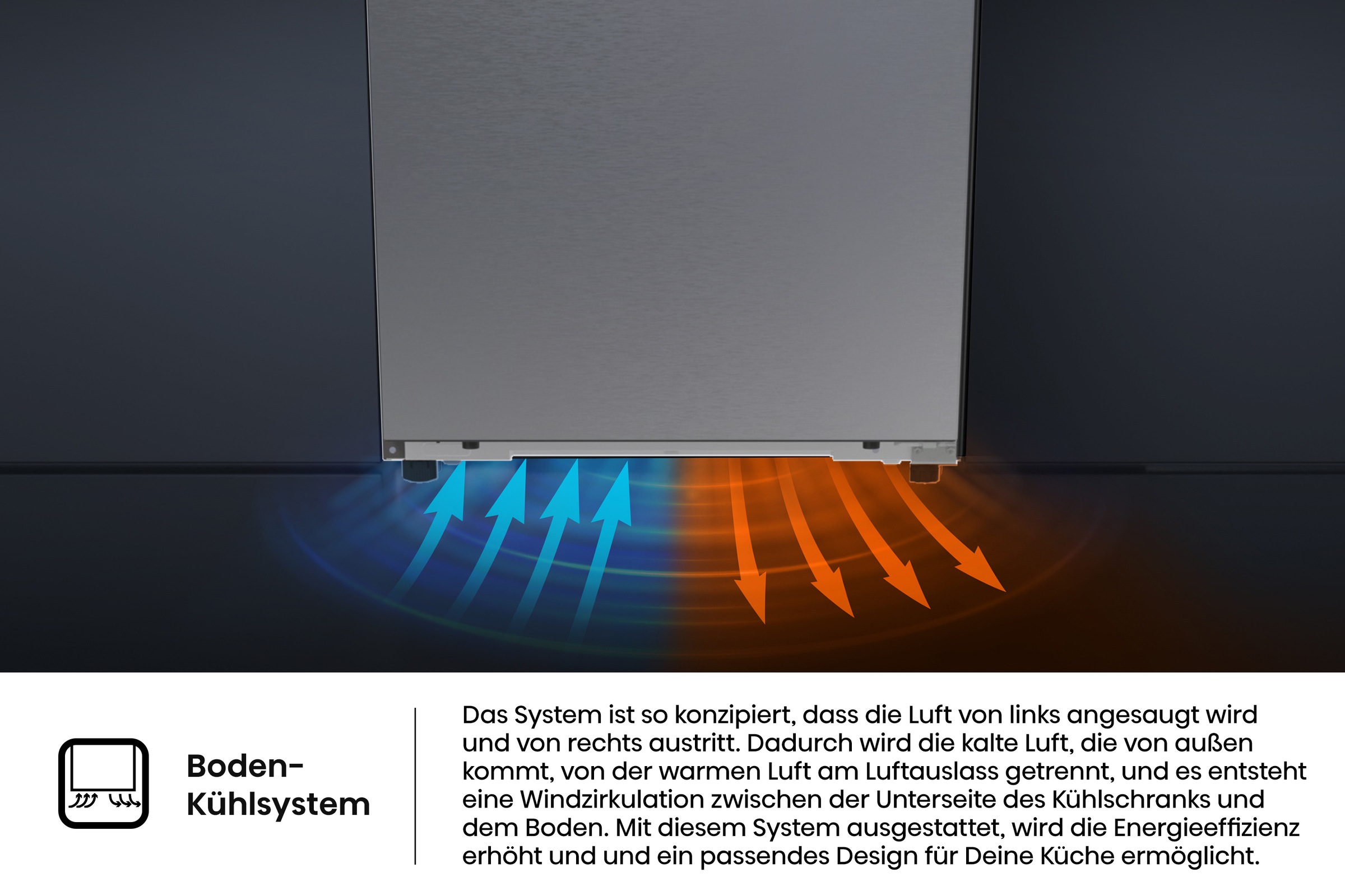 Hisense Kühl-/Gefrierkombination »RB5P410SACC«, BigVolume - 413 Liter Volumen