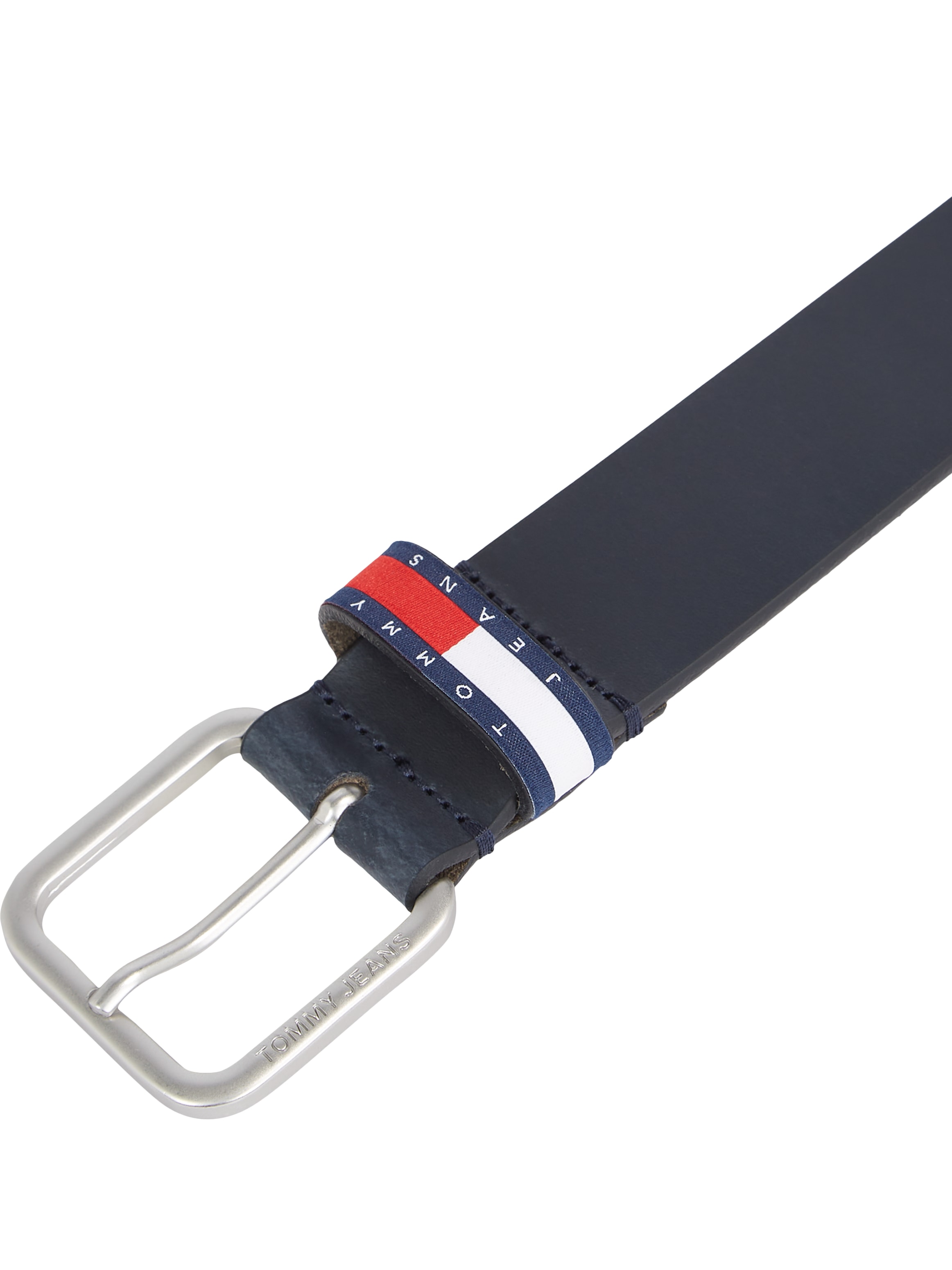 Tommy Jeans Ledergürtel »TJM RYAN 3.5«, Schlaufe mit Tommy Jeans-Badge