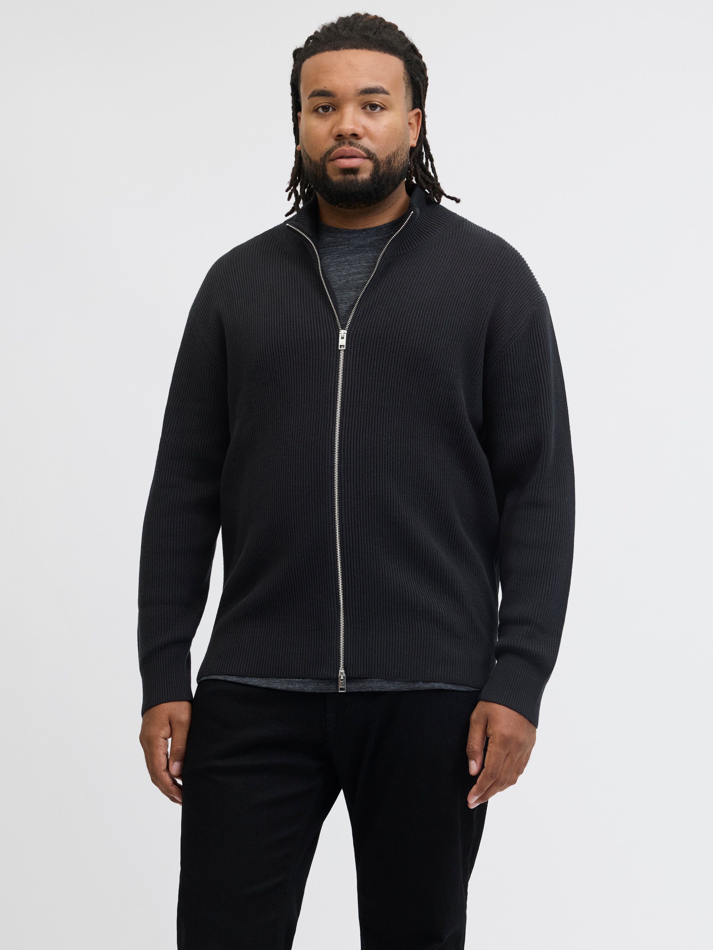 Jack & Jones PlusSize Strickjacke "JJEPERFECT KNIT ZIP CARDIGAN NOOS PLS" günstig online kaufen
