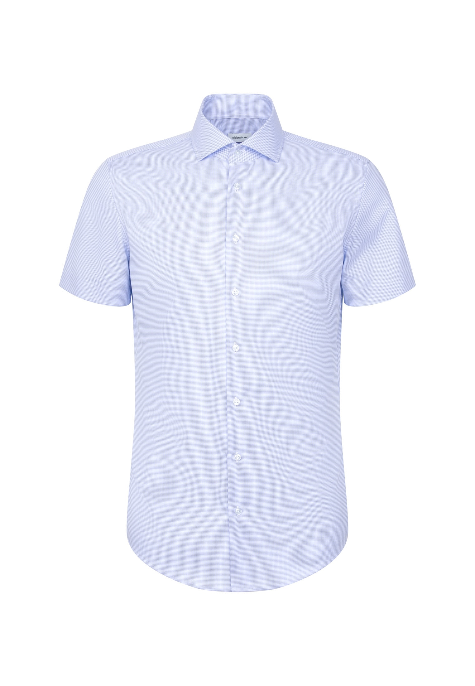 seidensticker Businesshemd »Schwarze Rose« Slim 1/2 Kentkragen Struktur