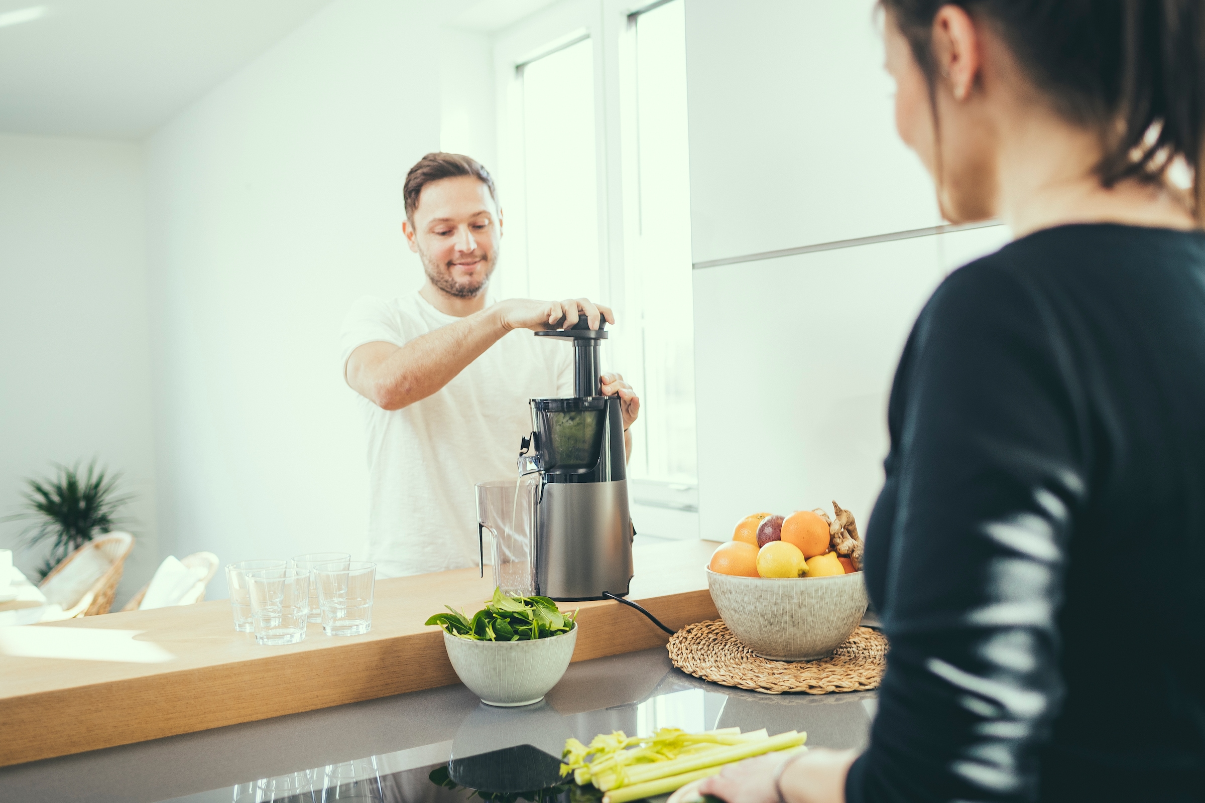 Severin Slow Juicer »ES 3571« 150 W für Säfte, Sorbets, Marmelade uvm., mit Easy-Clean Konzept