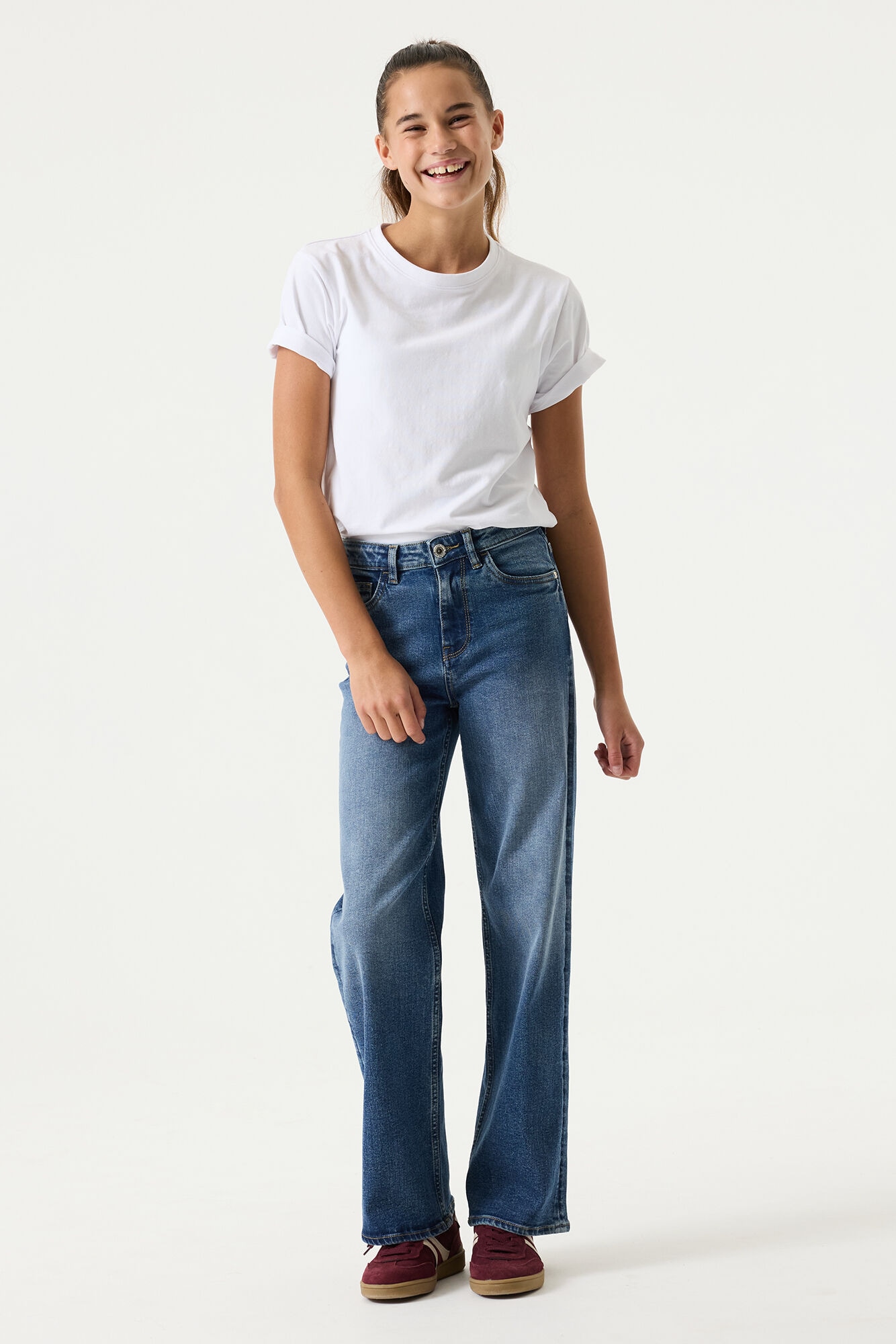 Garcia Schlagjeans "Ilvy" for Girls, mit weitem Bein