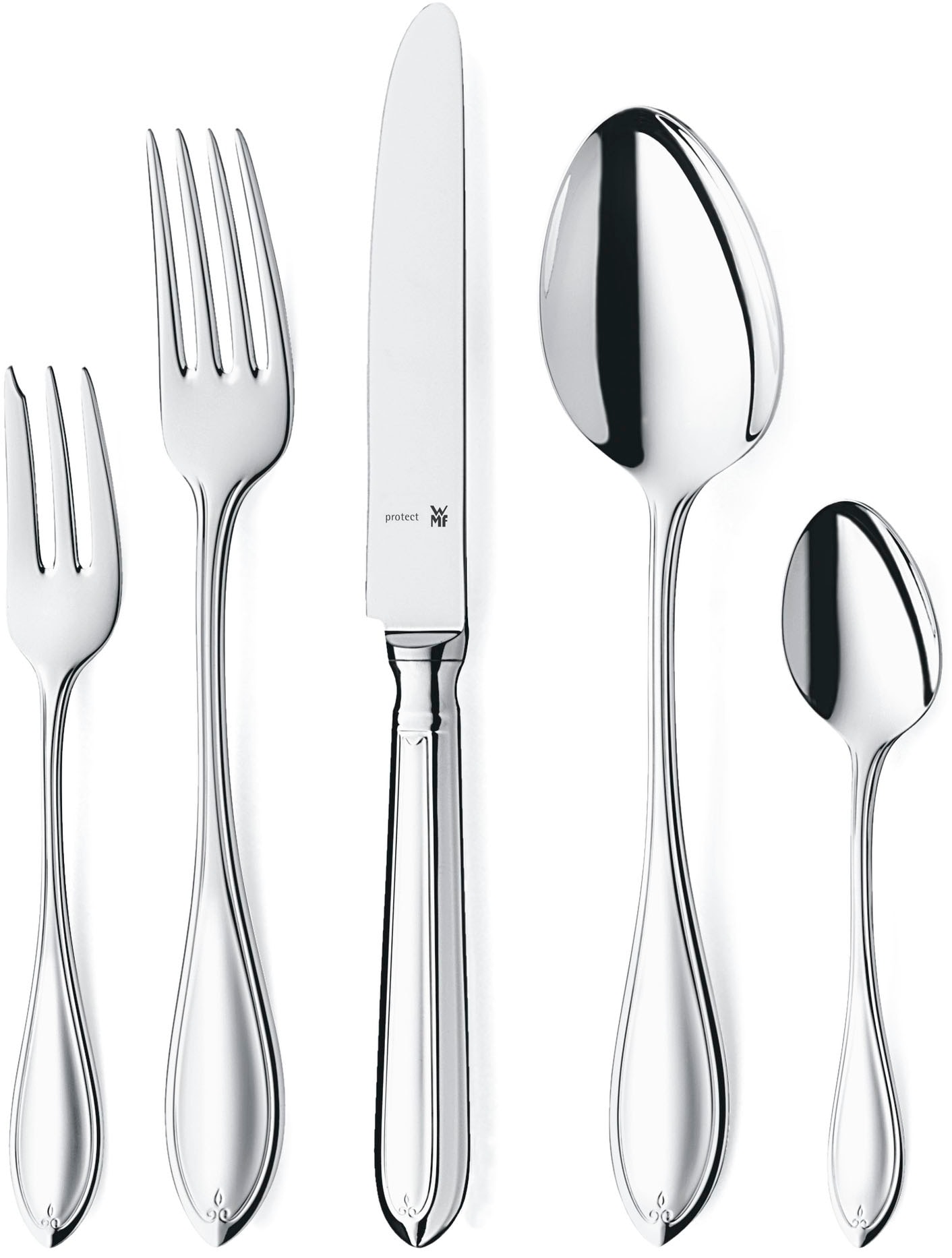 WMF Besteck-Set »Premiere«, (Set, 30 tlg.), ergonomisch, Cromargan protect, poliert