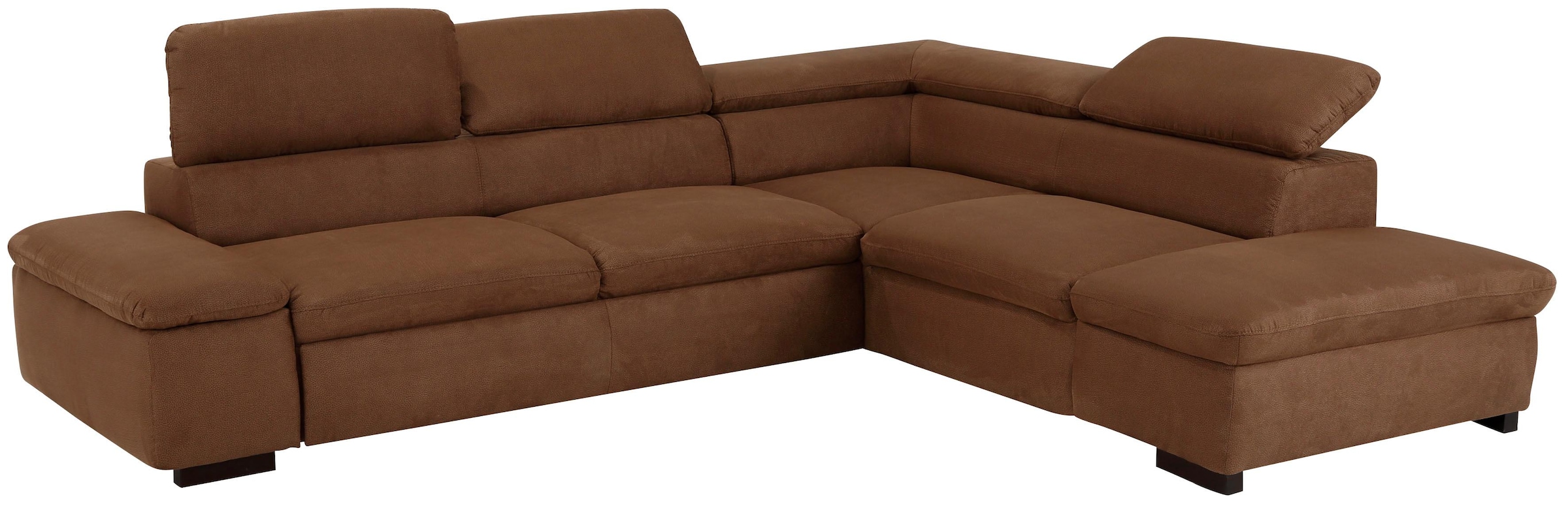 Home affaire Ecksofa »Alberto L-Form«, mit Kopfteilverstellung, wahlweise mit Bettfunktion