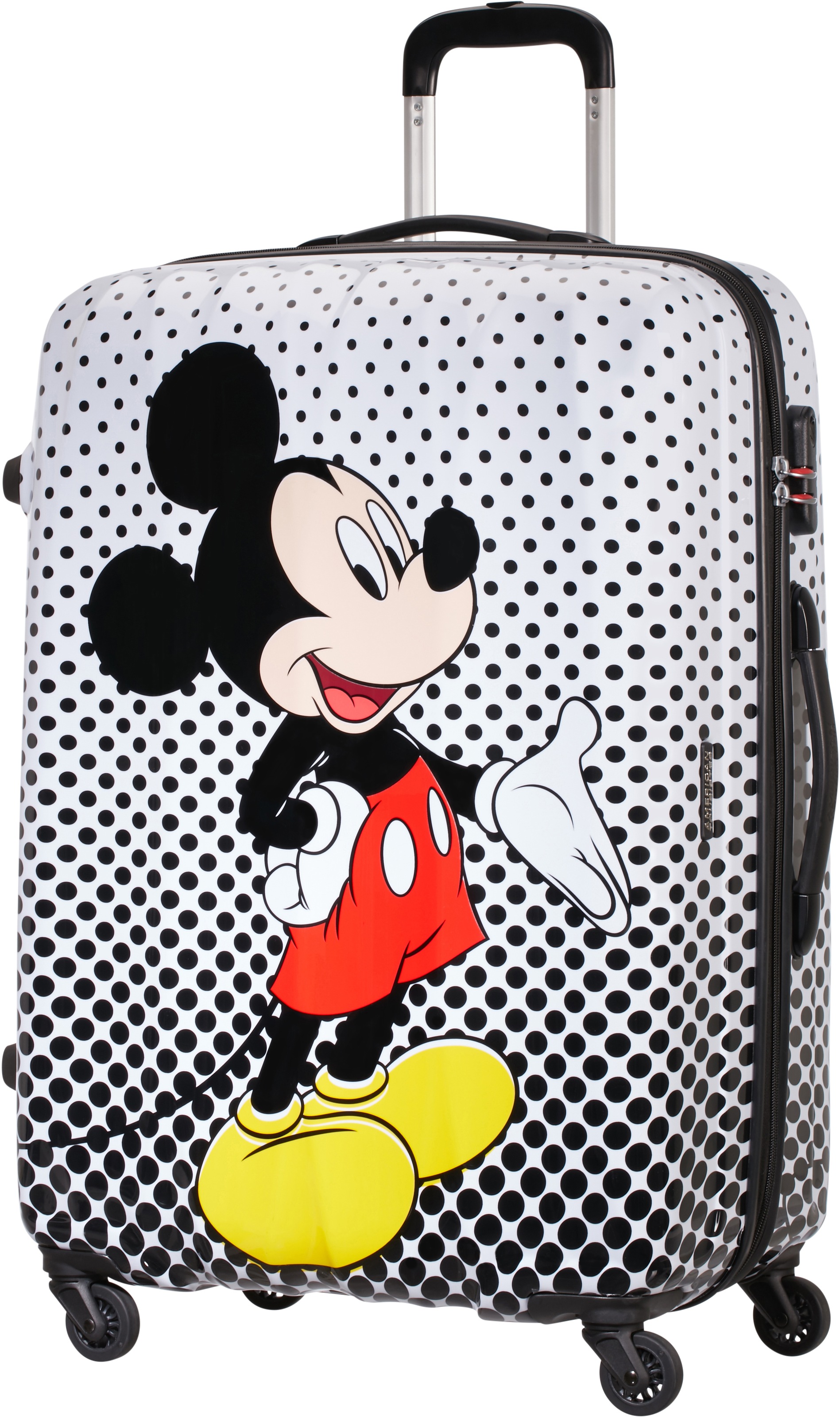 BAUR Mickey Tourister® Legends, American bestellen Rollen | cm«, Mouse 75 »Disney Dots, Hartschalen-Trolley 4 Polka