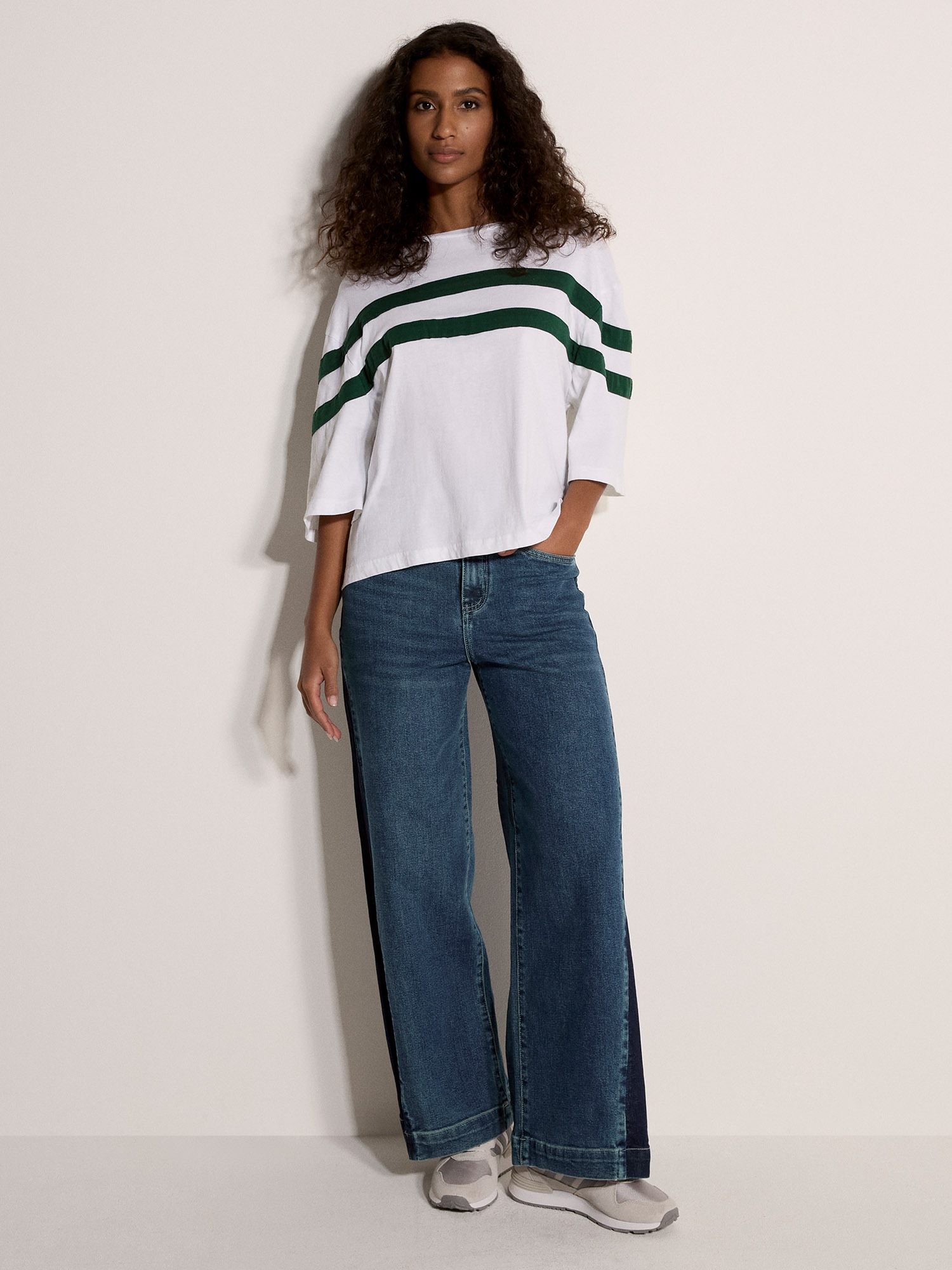 Apricot Shirttop »Top« mit Streifen