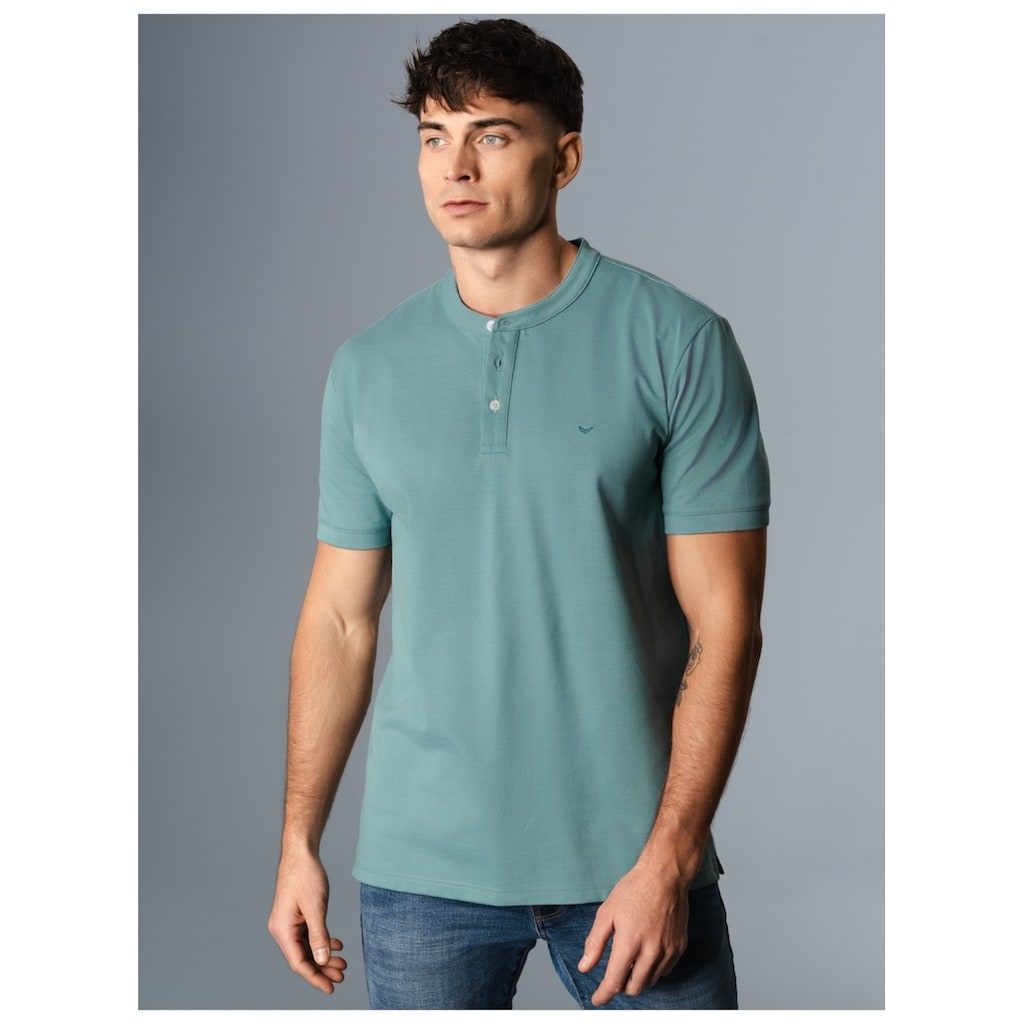 Trigema T-Shirt »TRIGEMA Henley Shirt mit Knopfleiste«, (1 tlg.)