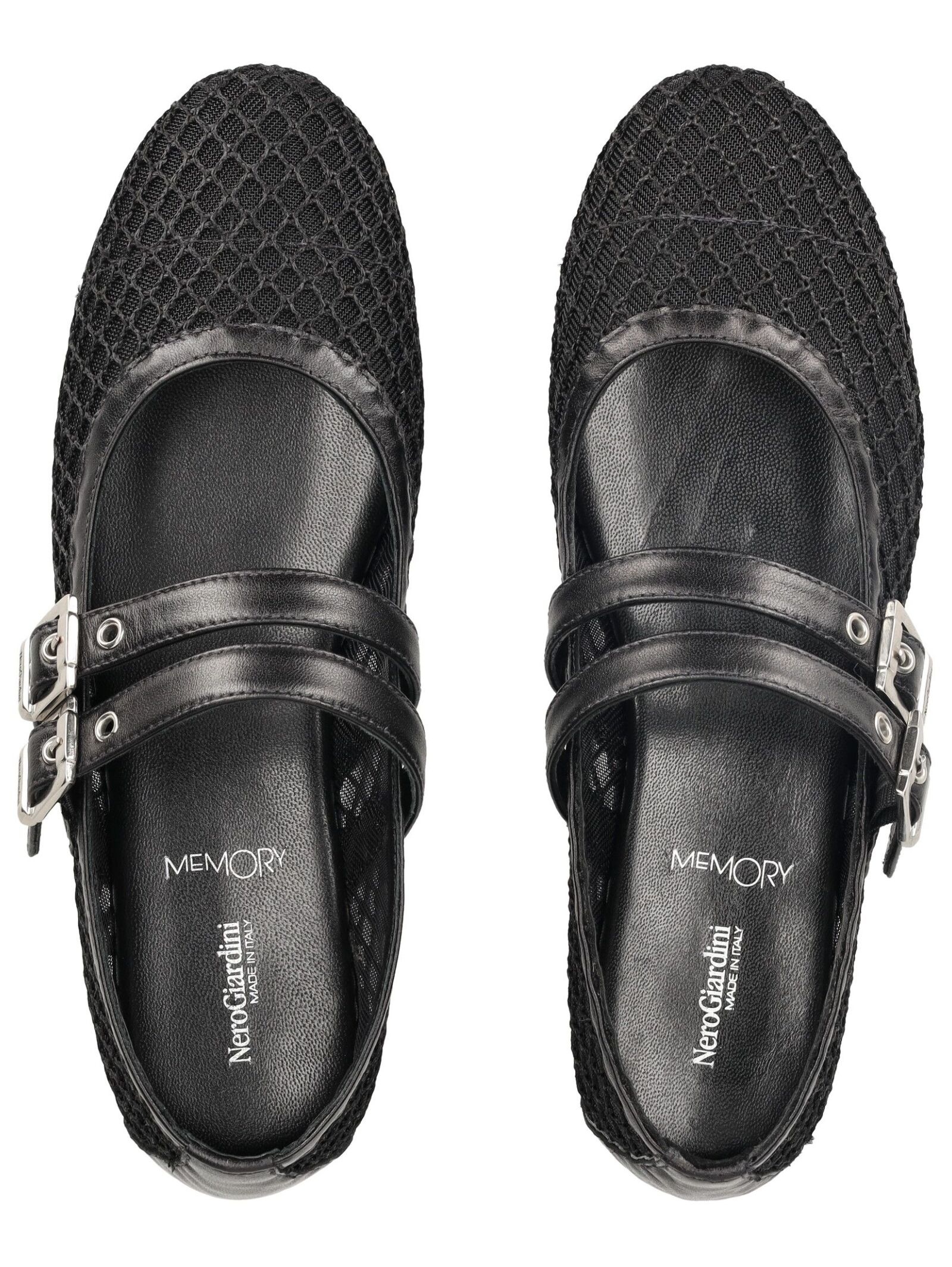 Nero Giardini Riemchenballerina »Nero Giardini Ballerinas Leder/Textil«