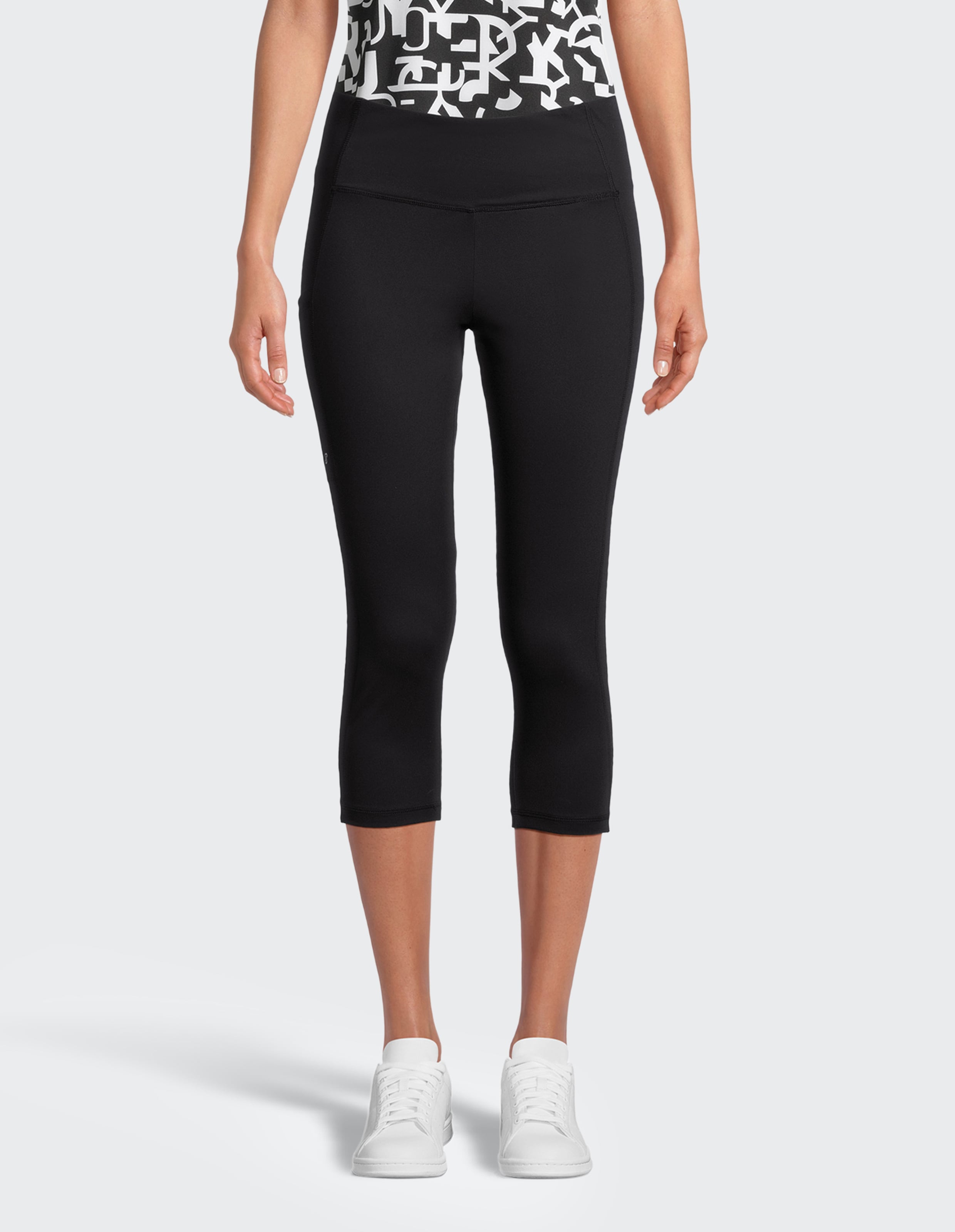 Joy Sportswear Trainingstights "3/4 TIGHTS ROXANNE" mit eingefasster Kante am Beinabschluss, aus elastischem Material