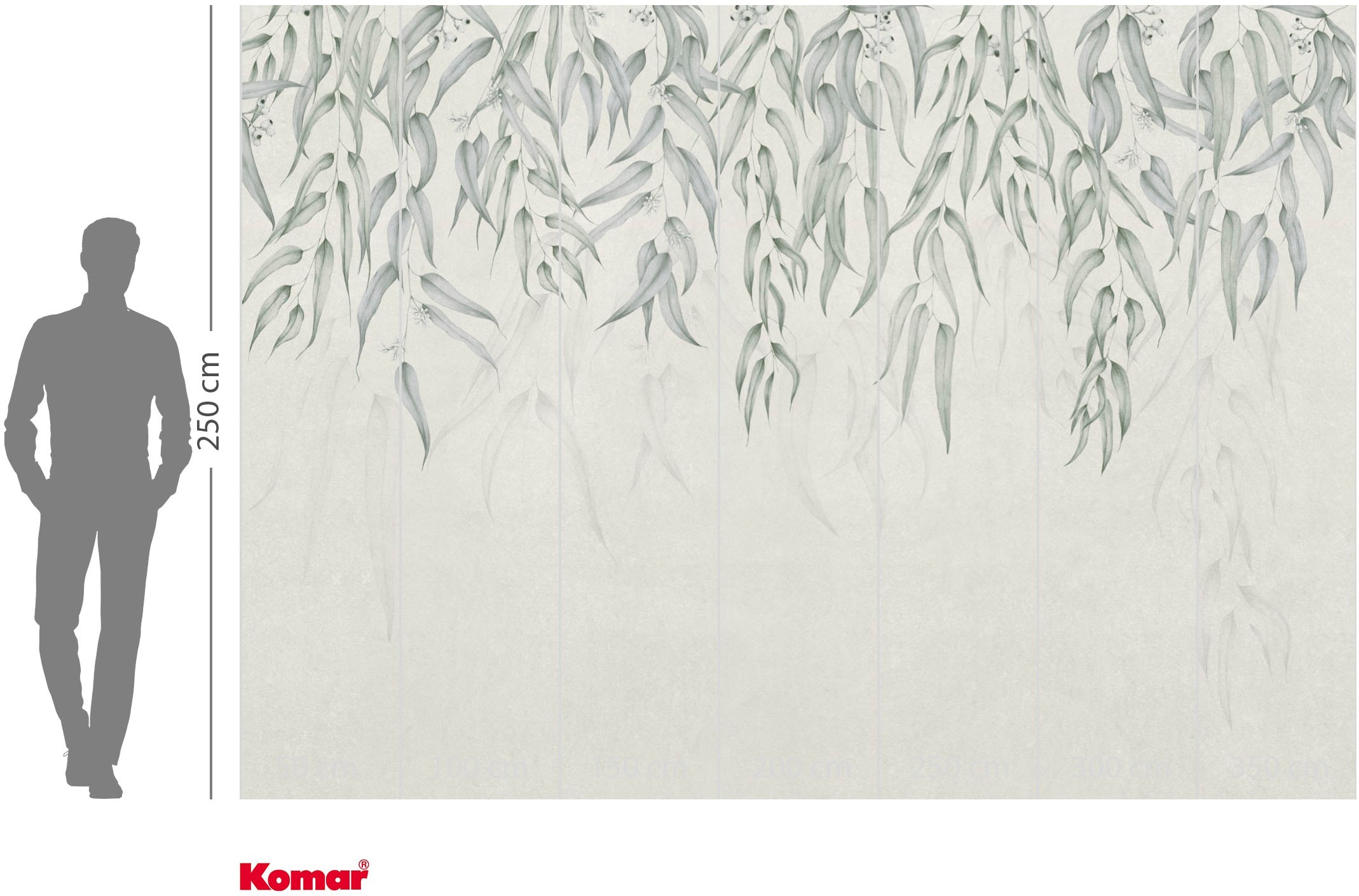 Komar Fototapete »Vlies Fototapete - Branches - Größe 350 x 250 cm« Motiv | bedruckt glatt