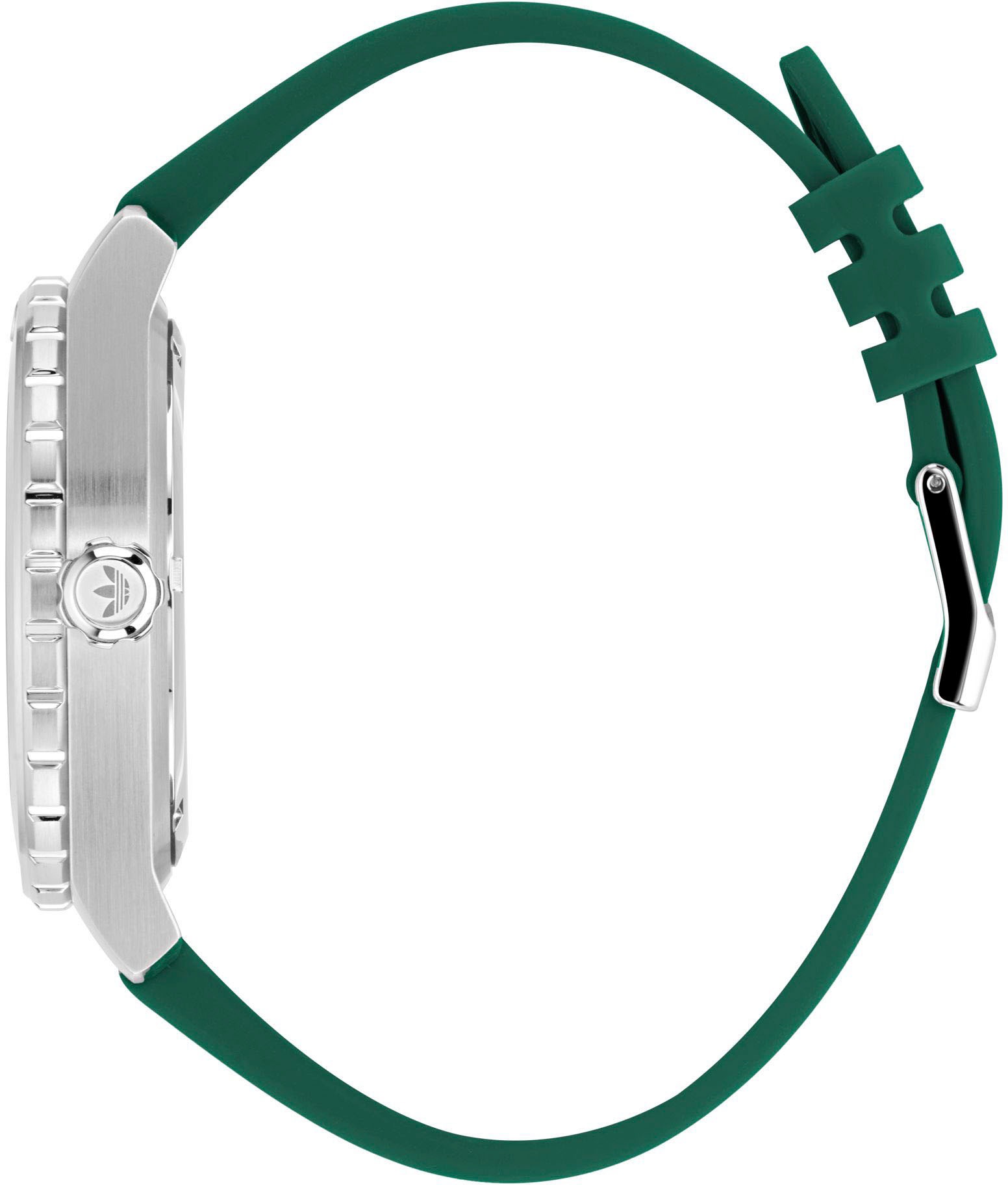 adidas Originals Quarzuhr »DISCOVERER ONE«, Armbanduhr, Herren, Damen, Silikonarmband, wasserabweisend bis 5 bar