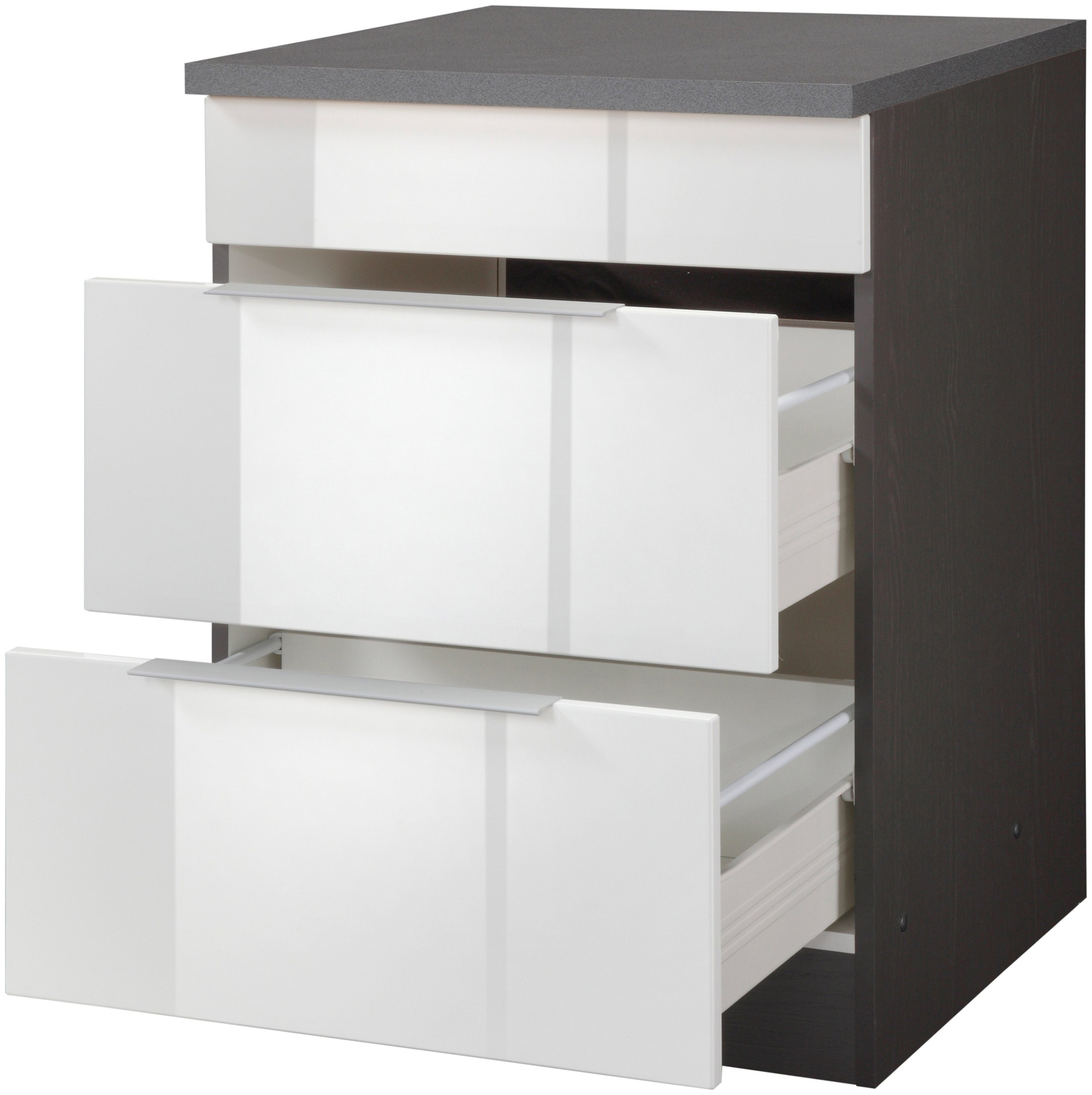 KOCHSTATION Kochfeldumbauschrank »KS-Brindisi« 60 cm breit, für autarkes Kochfeld