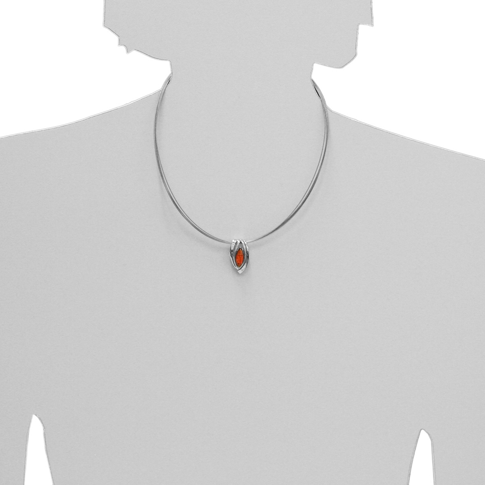 OSTSEE-SCHMUCK Kettenanhänger »- Gleiter-Rana - Silber 925/000 - Bernstein«