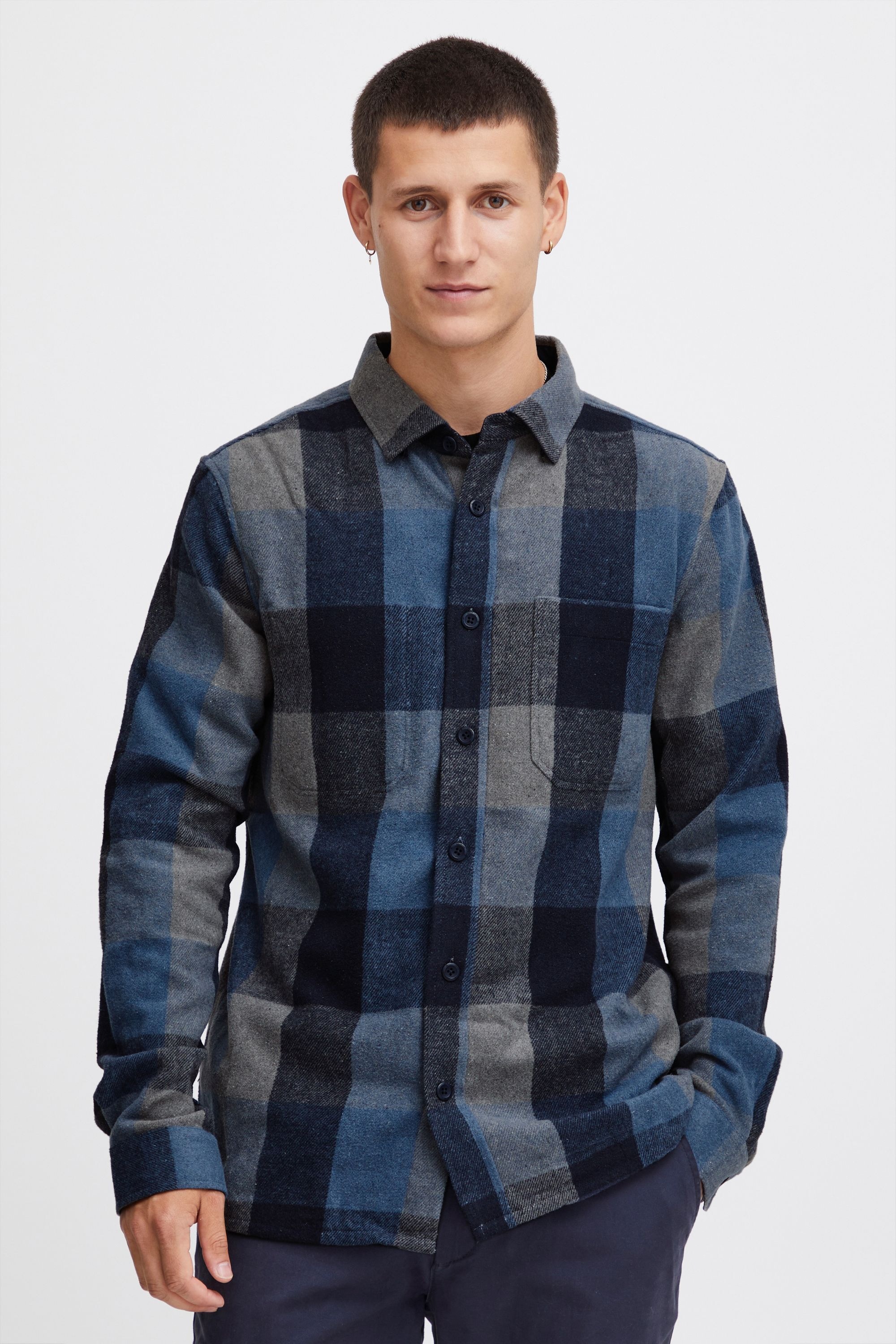 INDICODE IDValmer Fleece Shirt Blue XL 2