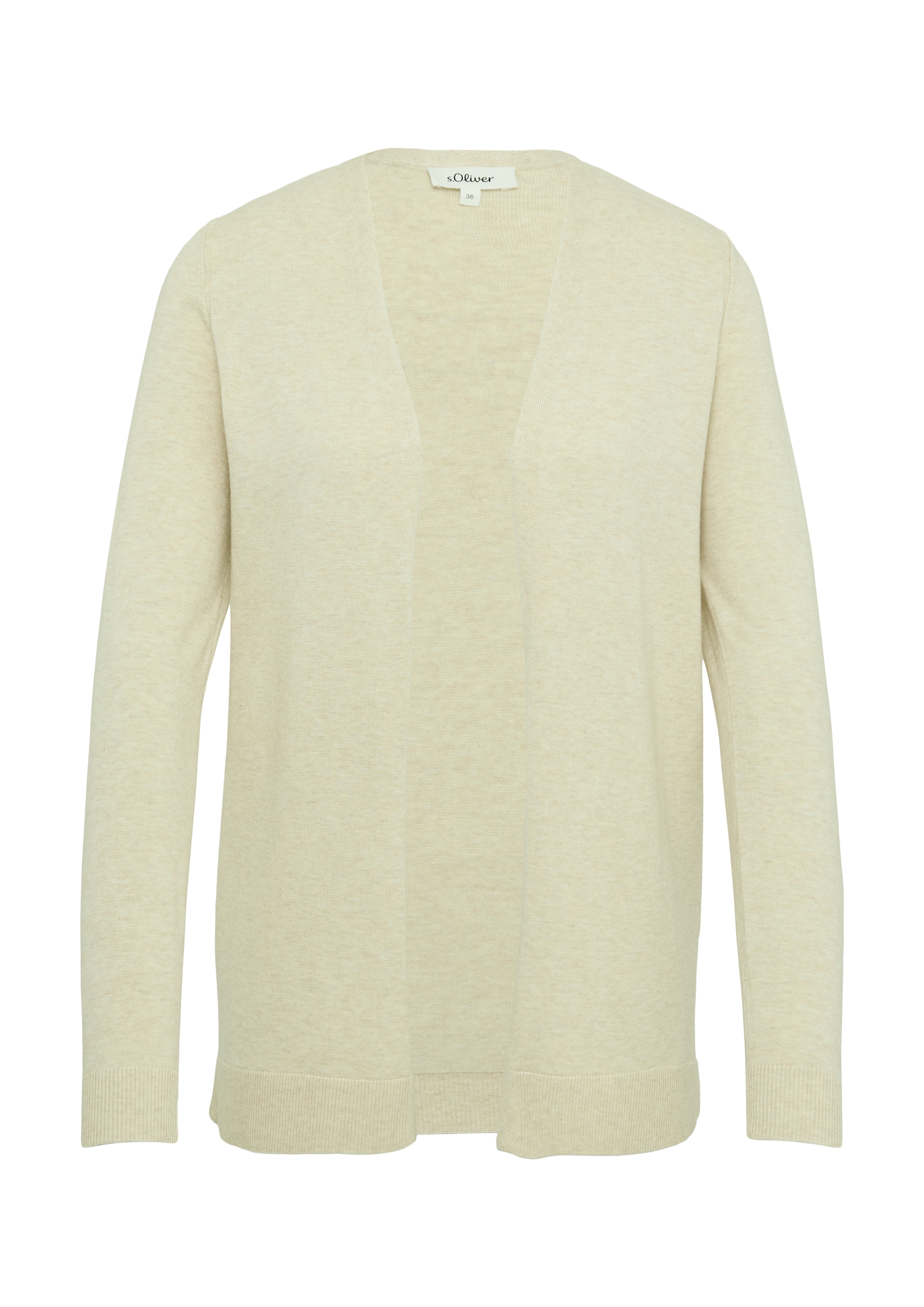s.Oliver Strickjacke, Feinstrick ohne Verschluss