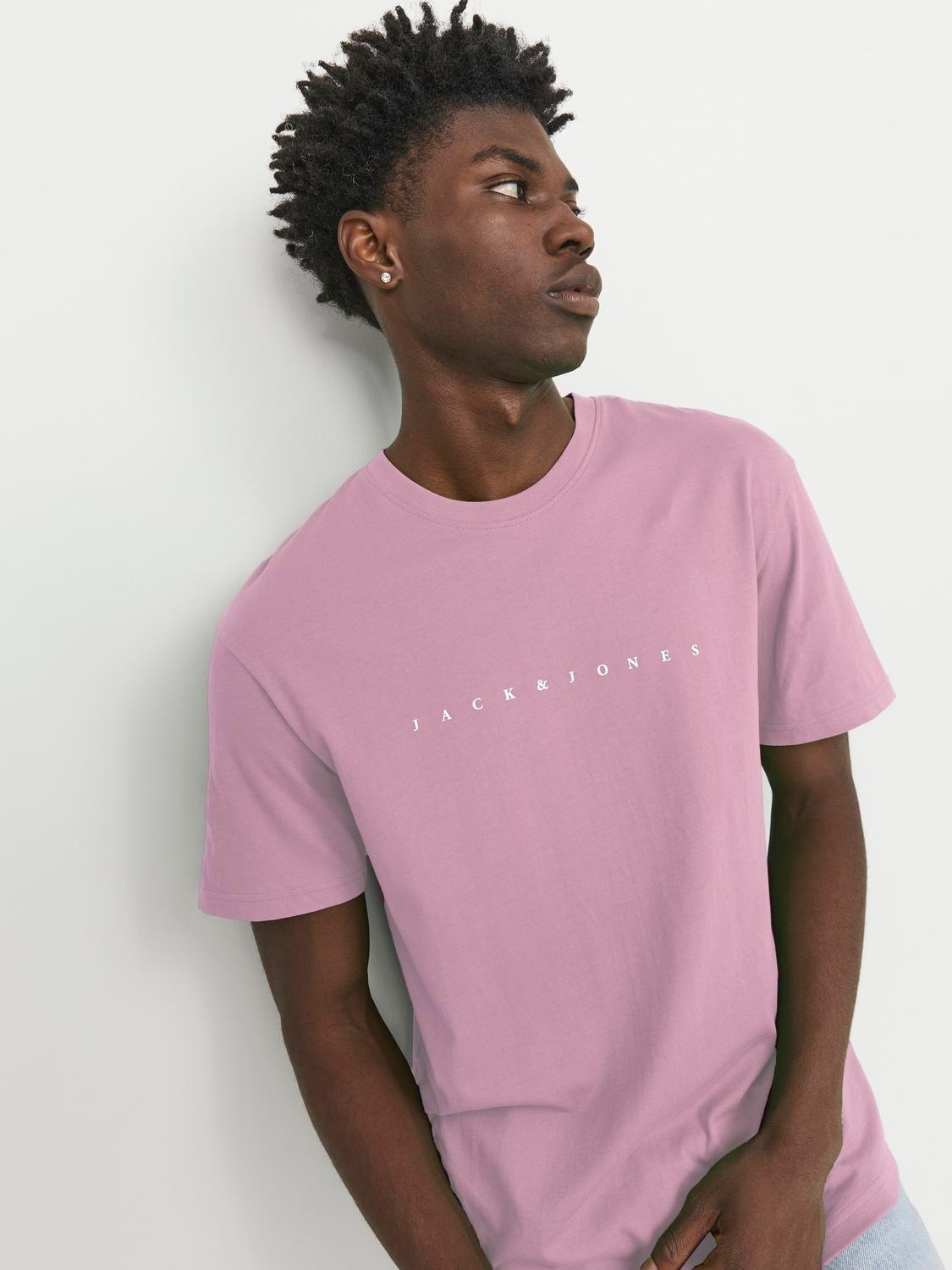 Jack & Jones Rundhalsshirt "JJESTAR JJ TEE SS NOOS", mit Logo Schriftzug günstig online kaufen