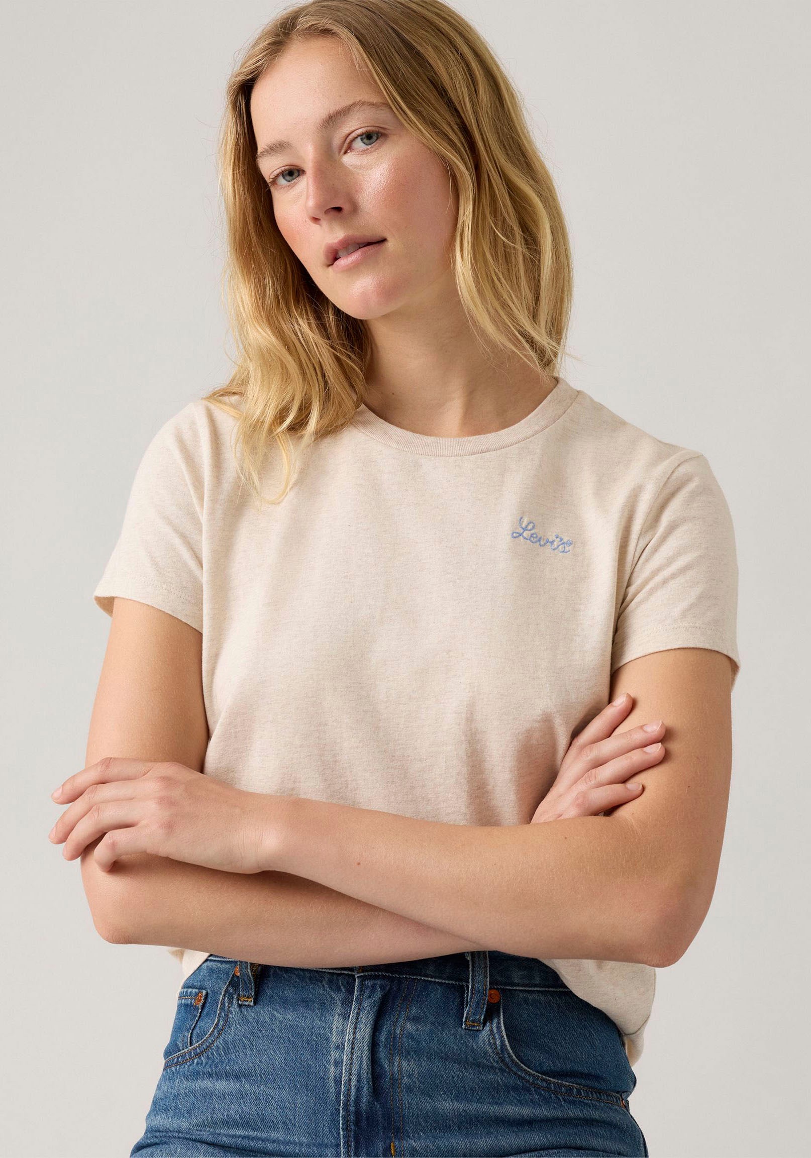 Levis T-Shirt "THE PERFECT TEE", mit Batwing-Logoprint günstig online kaufen