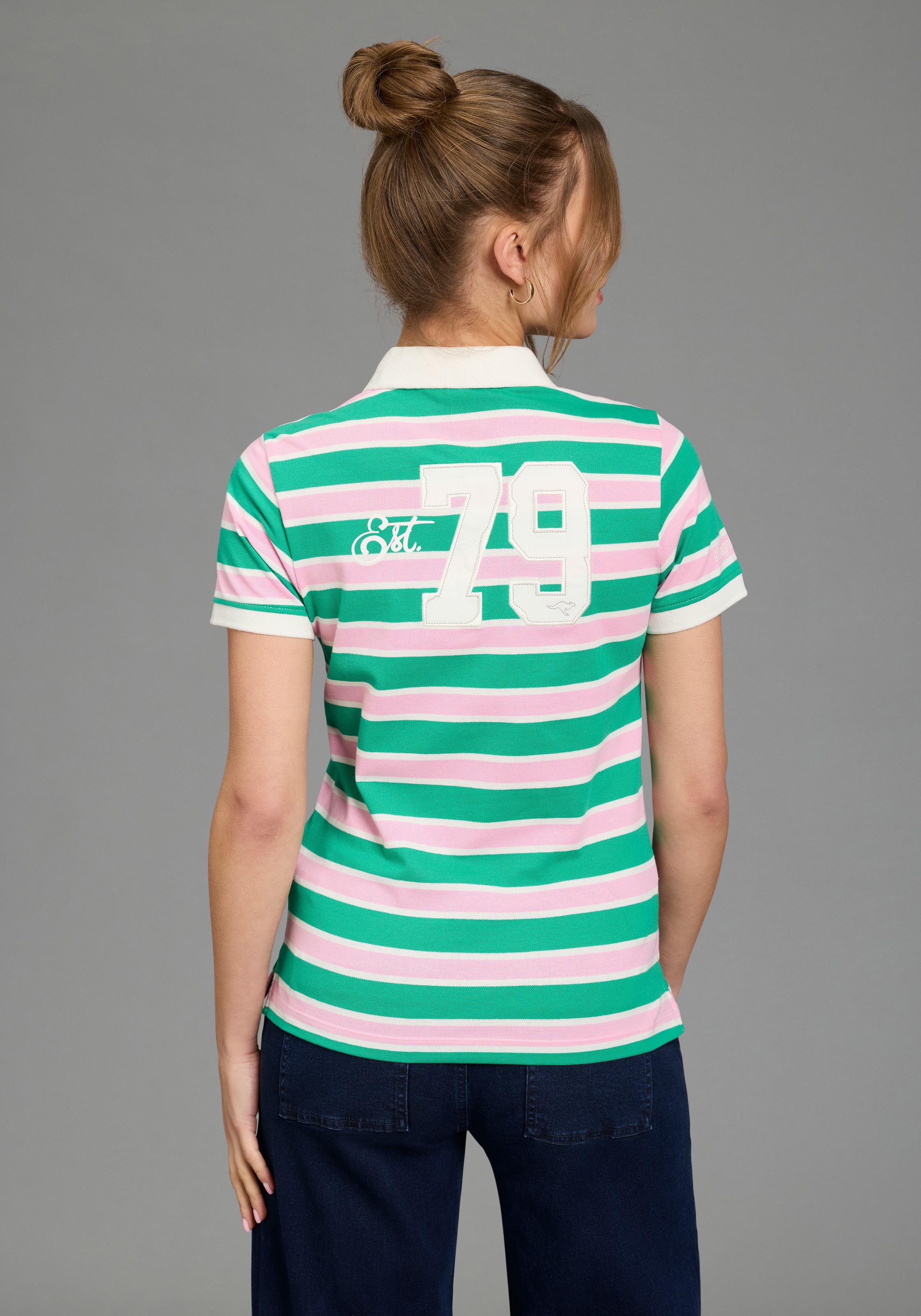 KangaROOS Poloshirt mit vielen Details & Branding günstig online kaufen