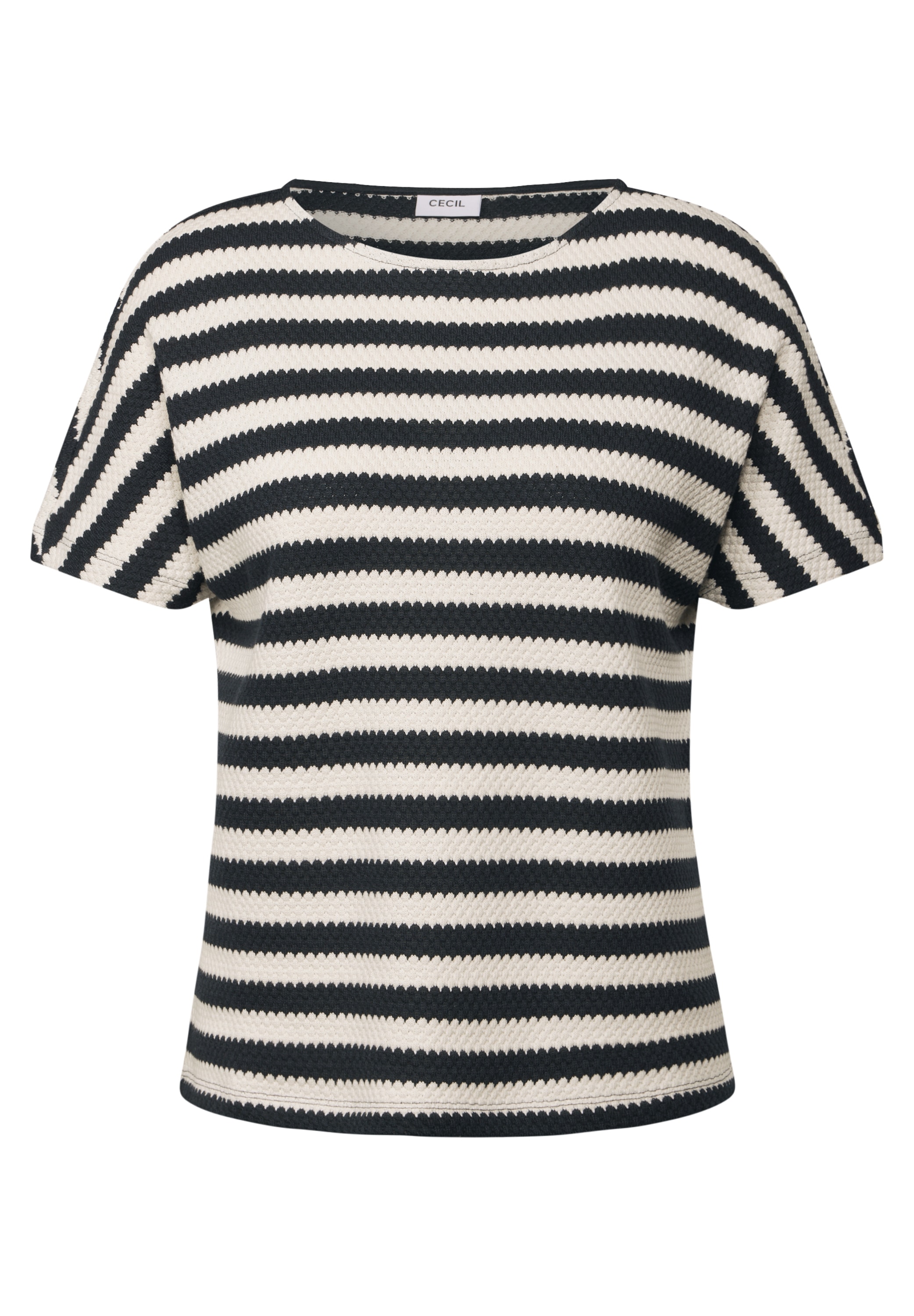 Cecil T-Shirt, mit U-Boot-Ausschnitt