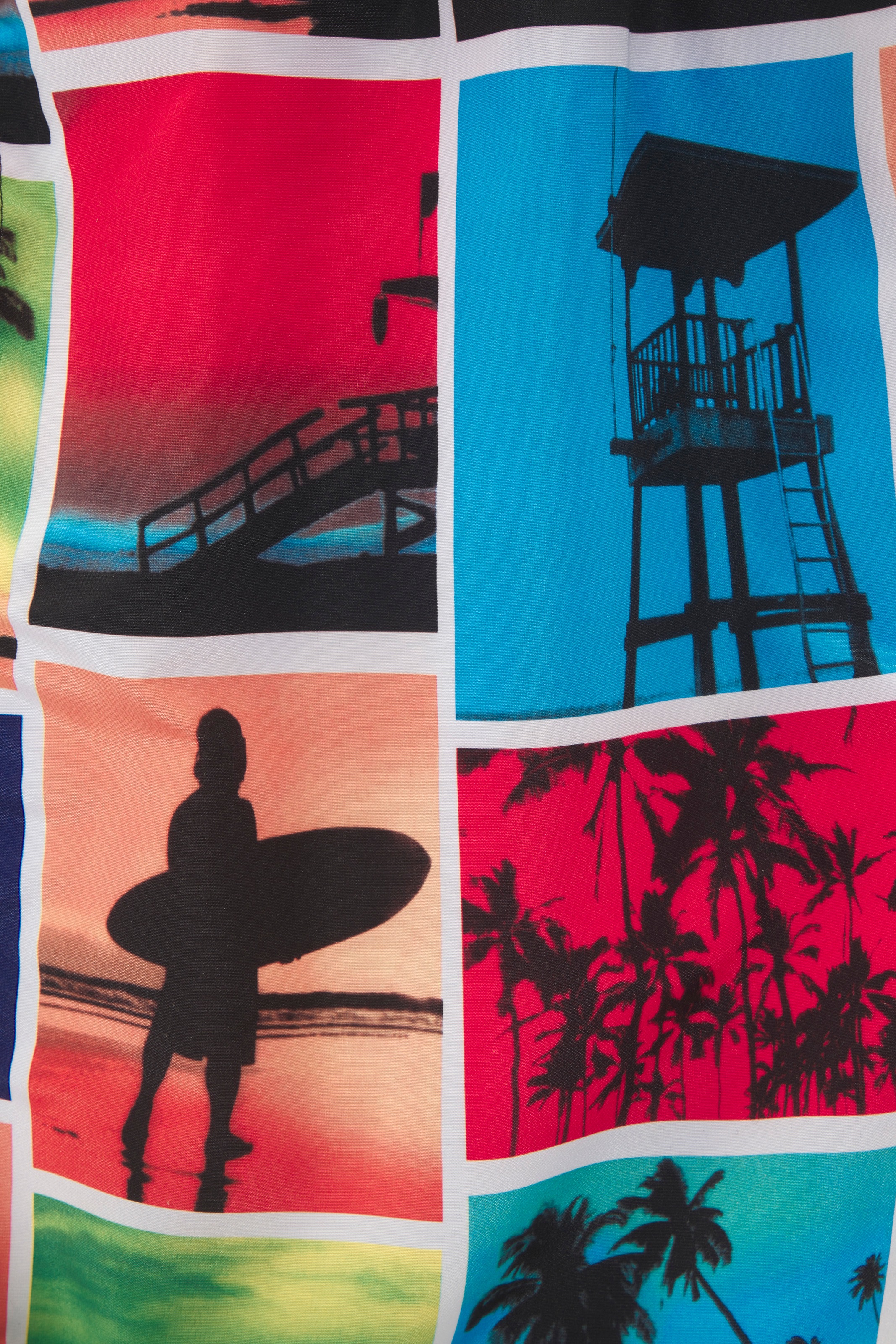 Thumbnail - John Devin Badeshorts mit Fotoprint-Design