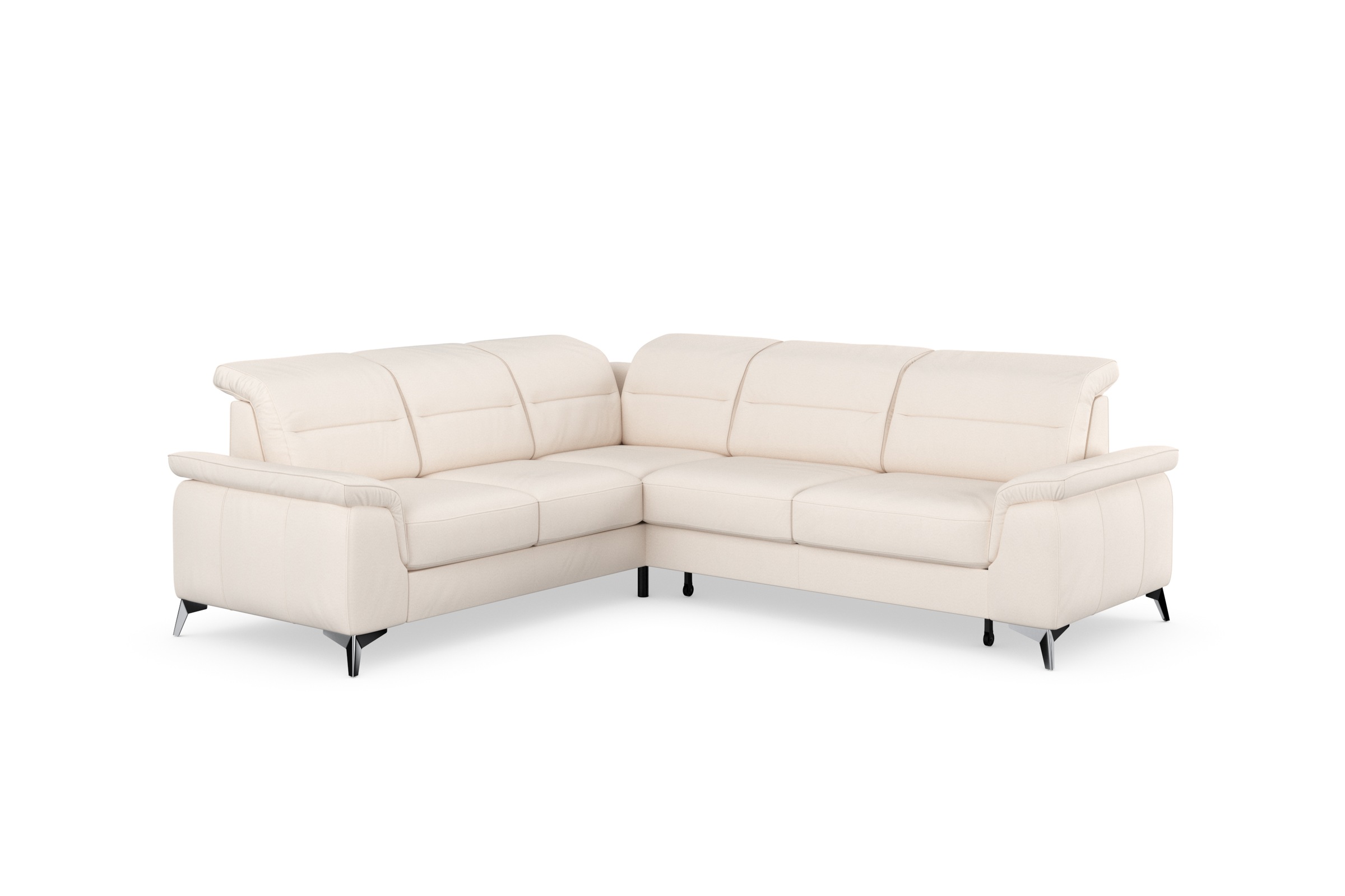 SIT & MORE Sinatra L-Form Corner Sofa Beige 9