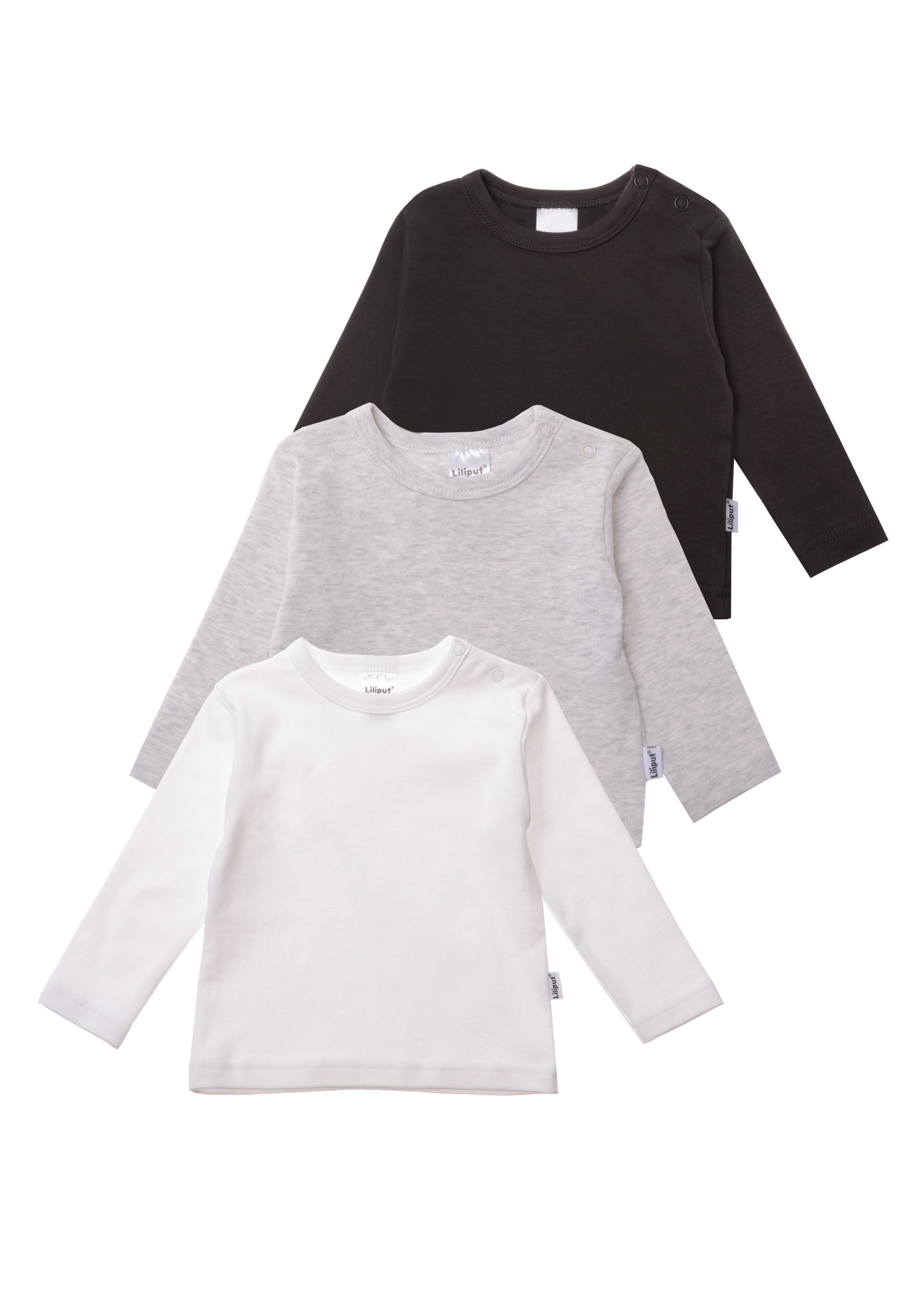 3er-Pack Baumwoll-Material T-Shirt, BAUR online bestellen weichem aus Liliput |