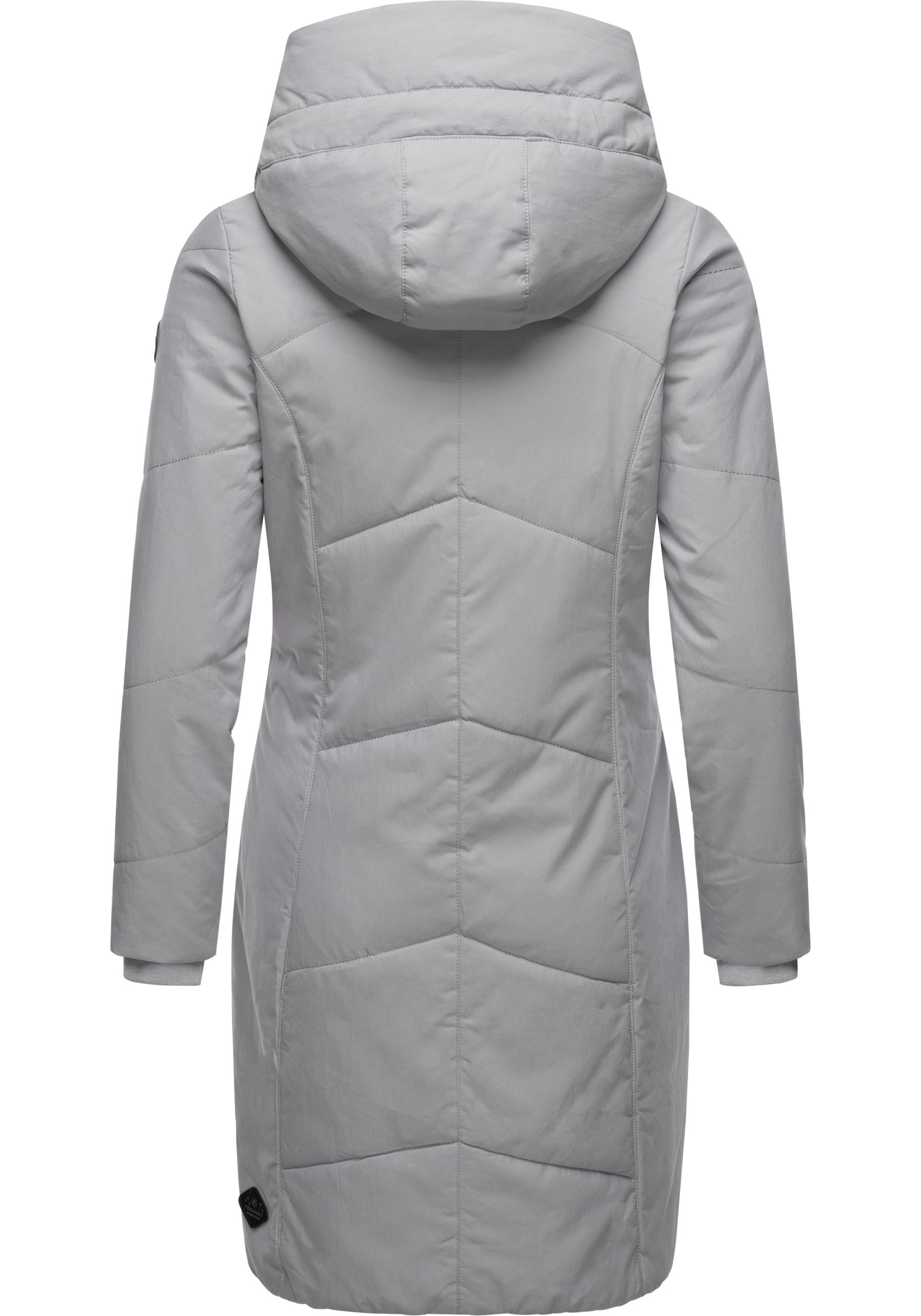 Ragwear Wintermantel »Gordon Long«, gesteppter Winterparka mit asymmetrischem Kragen