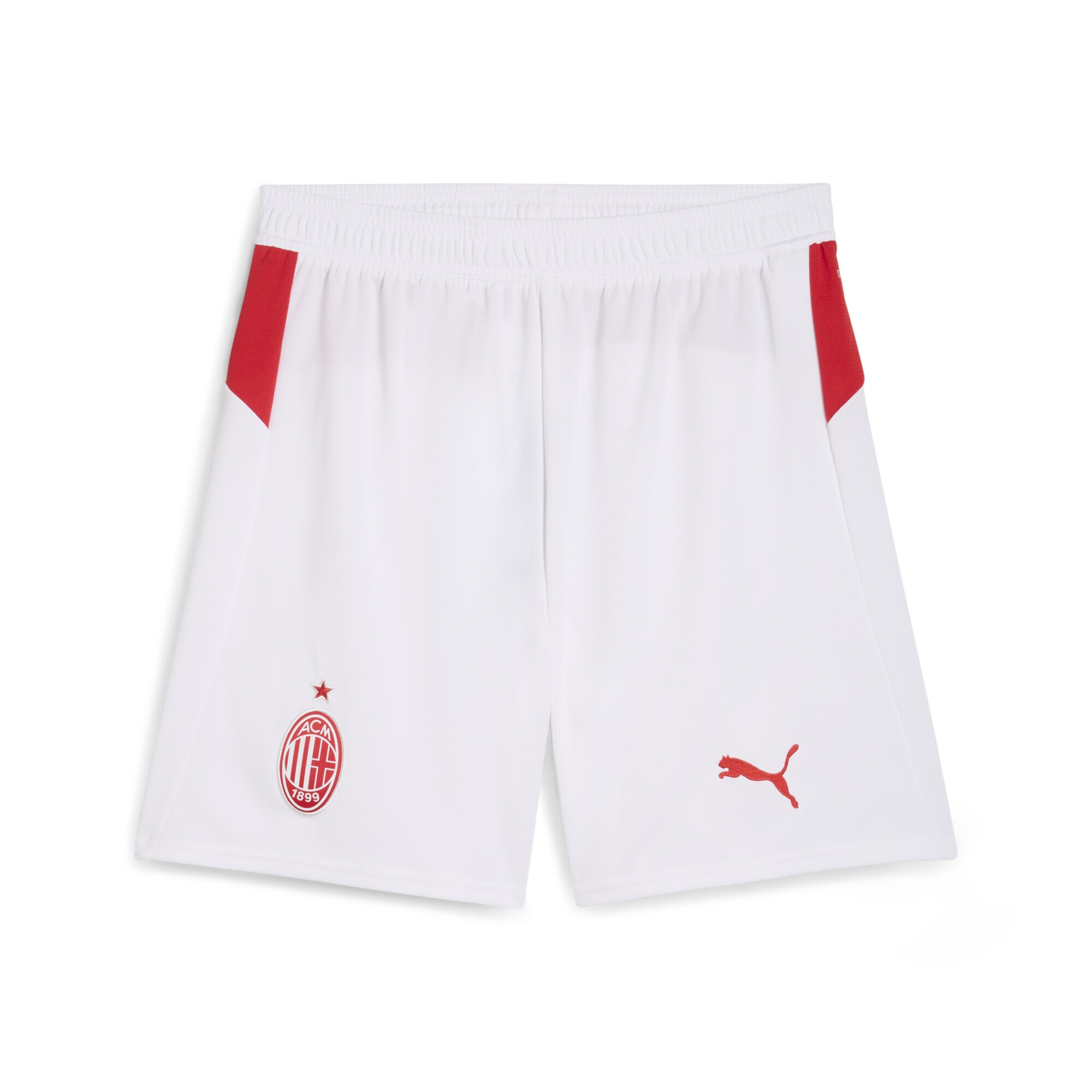 PUMA Damen Sporthose "AC Milan 25/26 Shorts Herren"weiß, Gr. L, Obermaterial: 100% Polyester, Hosen
