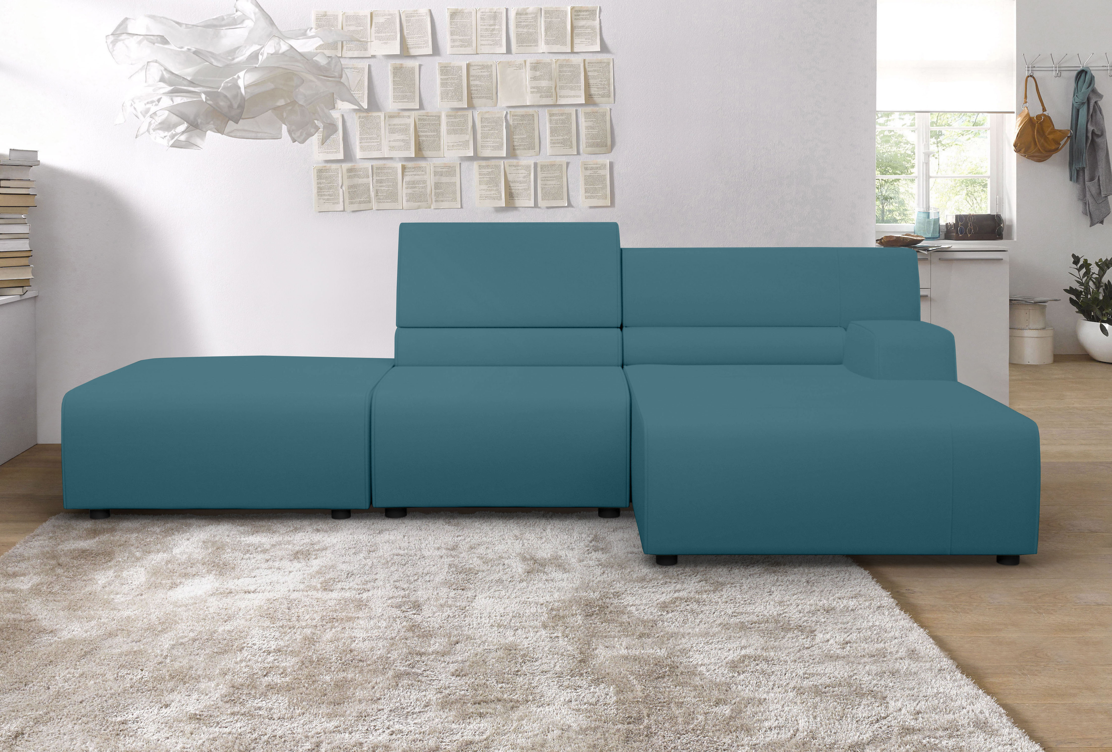 Egoitaliano Ecksofa "Babouche, Designsofa mit außergewöhnlichem Sitzkomfort zum Wohlfühlen"