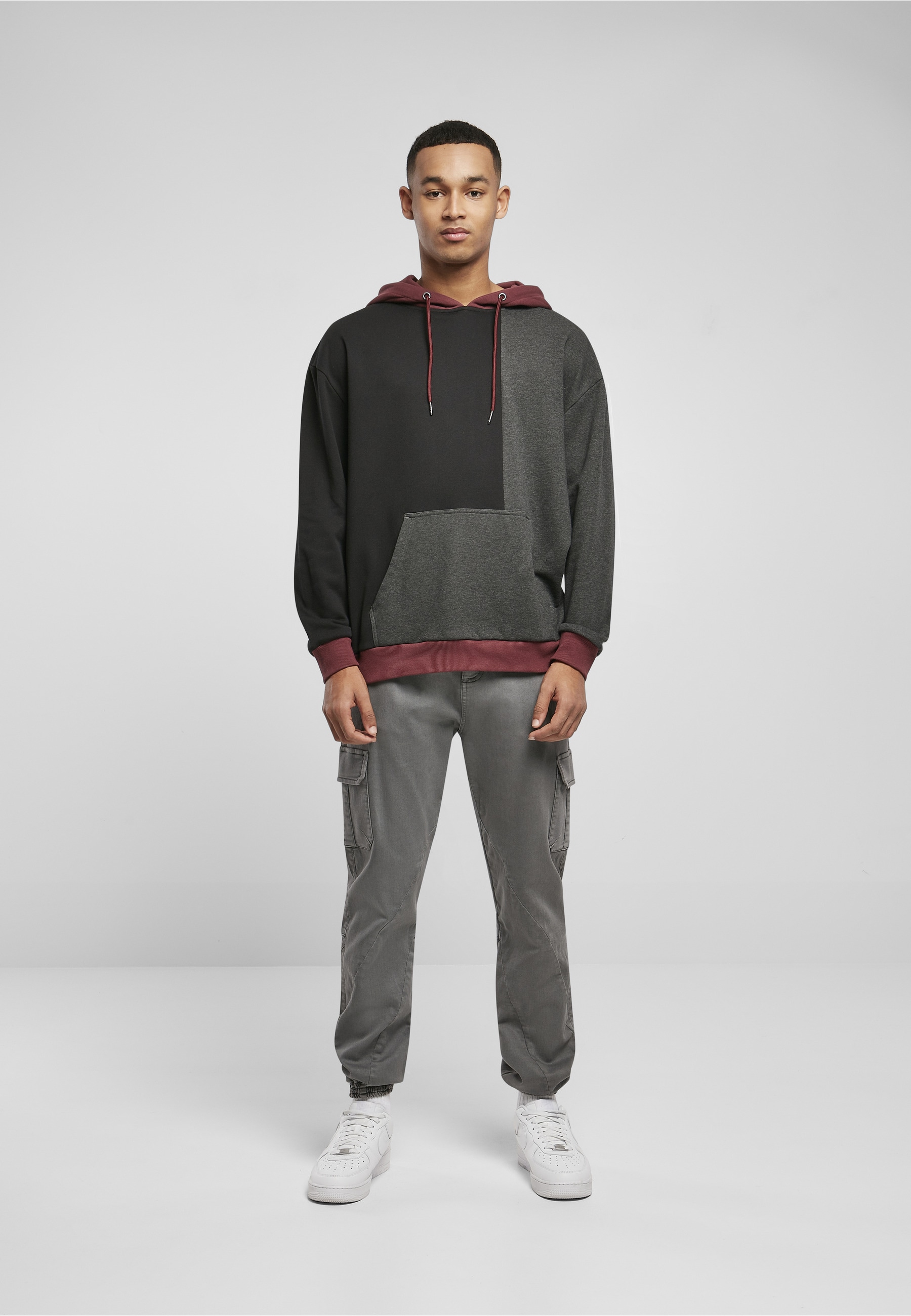 URBAN CLASSICS Kapuzenpullover »Urban Classics Herren Oversized Color Block Hoody« 1 Stk.