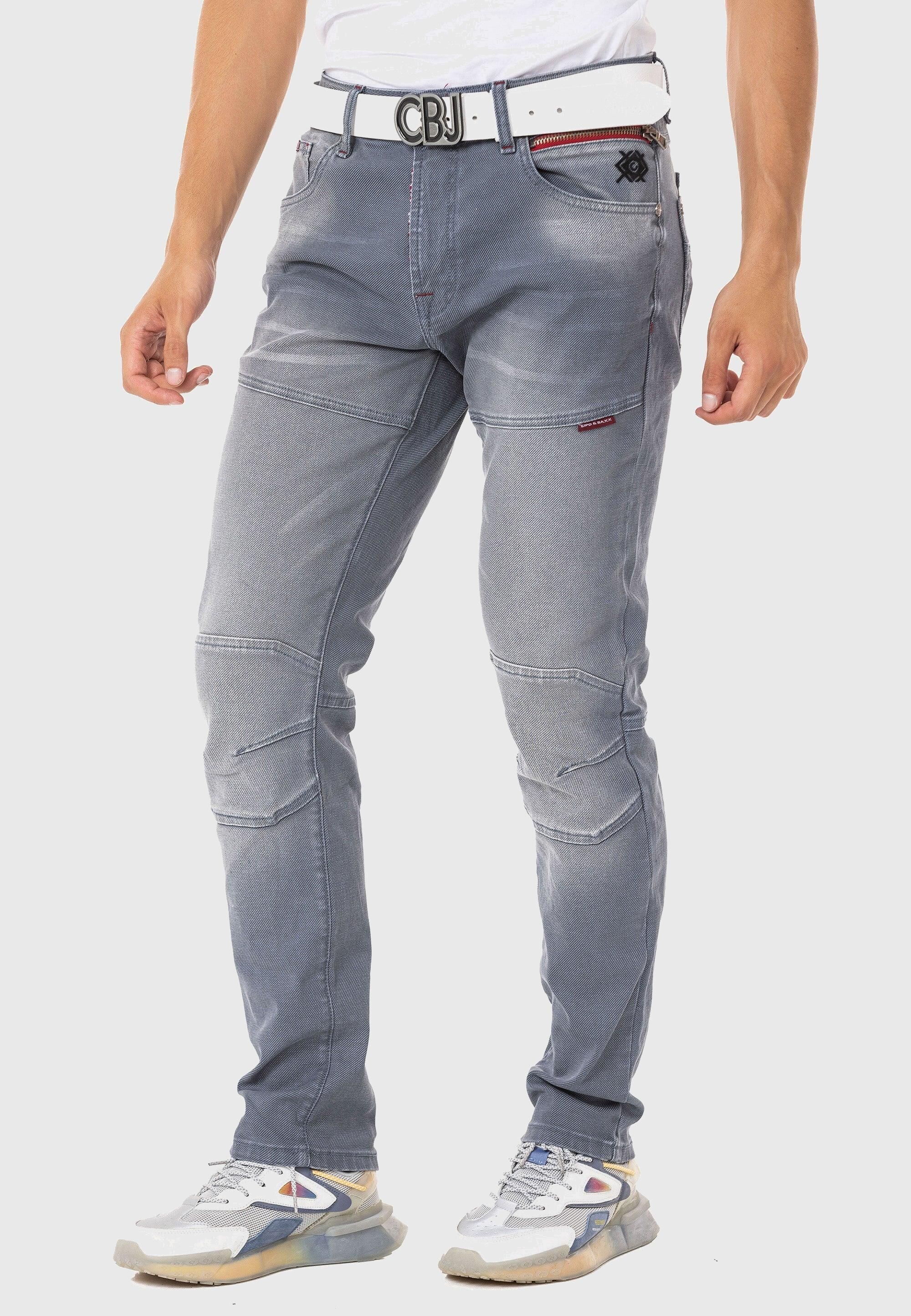 Cipo & Baxx Slim-fit-Jeans "Cipo & Baxx Jeans" im washed Look
