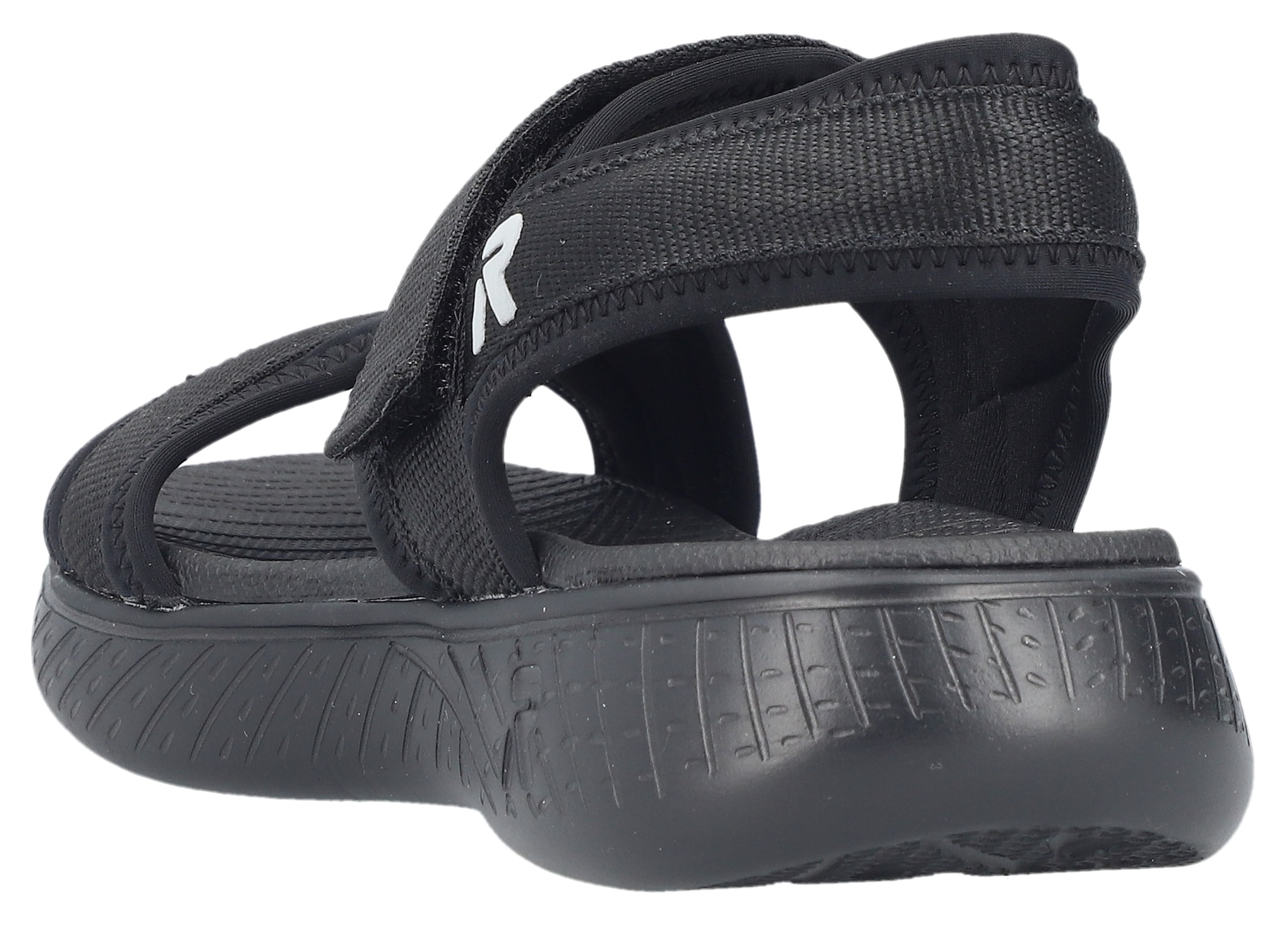 RIEKER Sport Sandale, Trekkingsandale, Outdoorsandale, Sommerschuh mit Klettriemchen