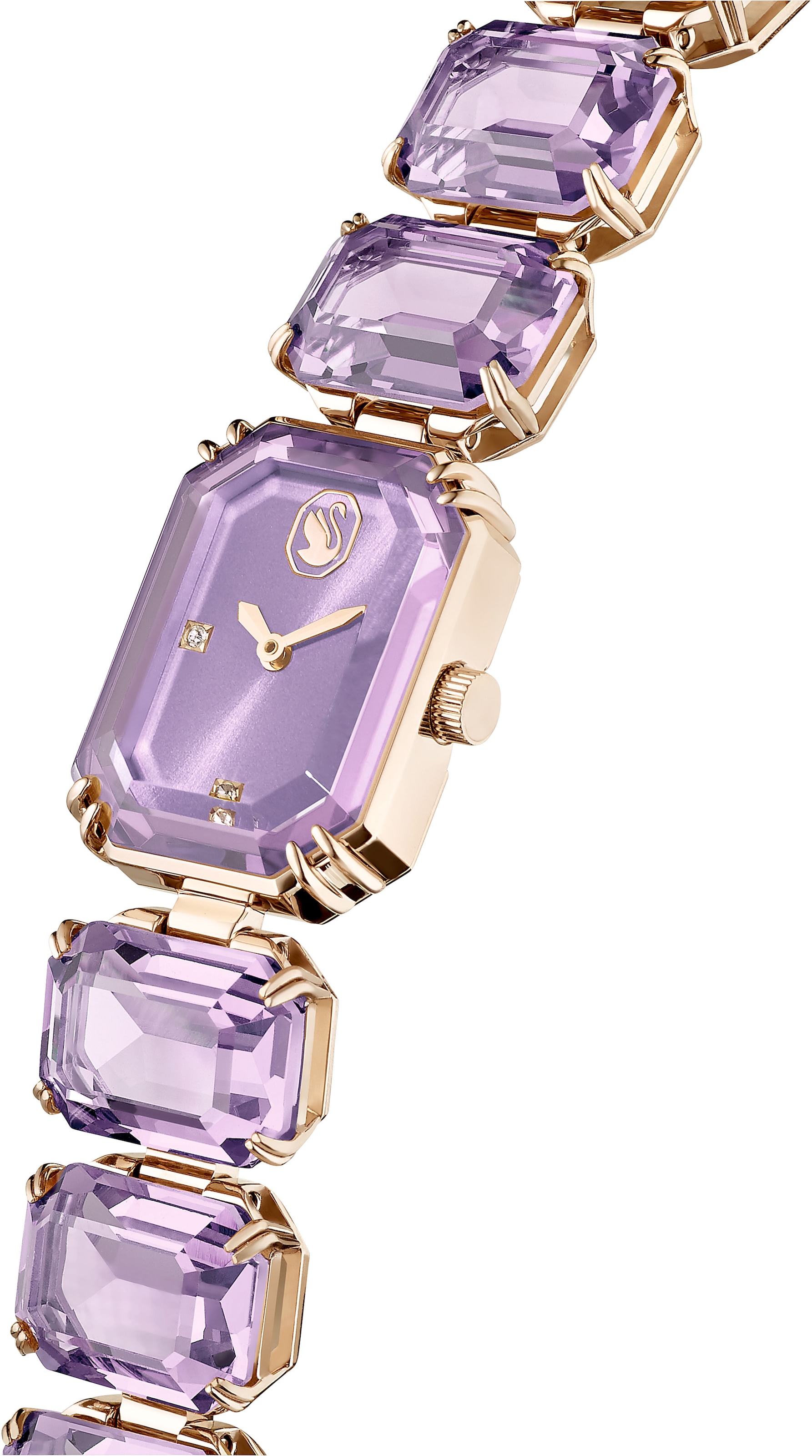 Swarovski Quarzuhr »MILLENIA«, Armbanduhr, Damenuhr, Swiss Made, Edelstahlarmband, analog