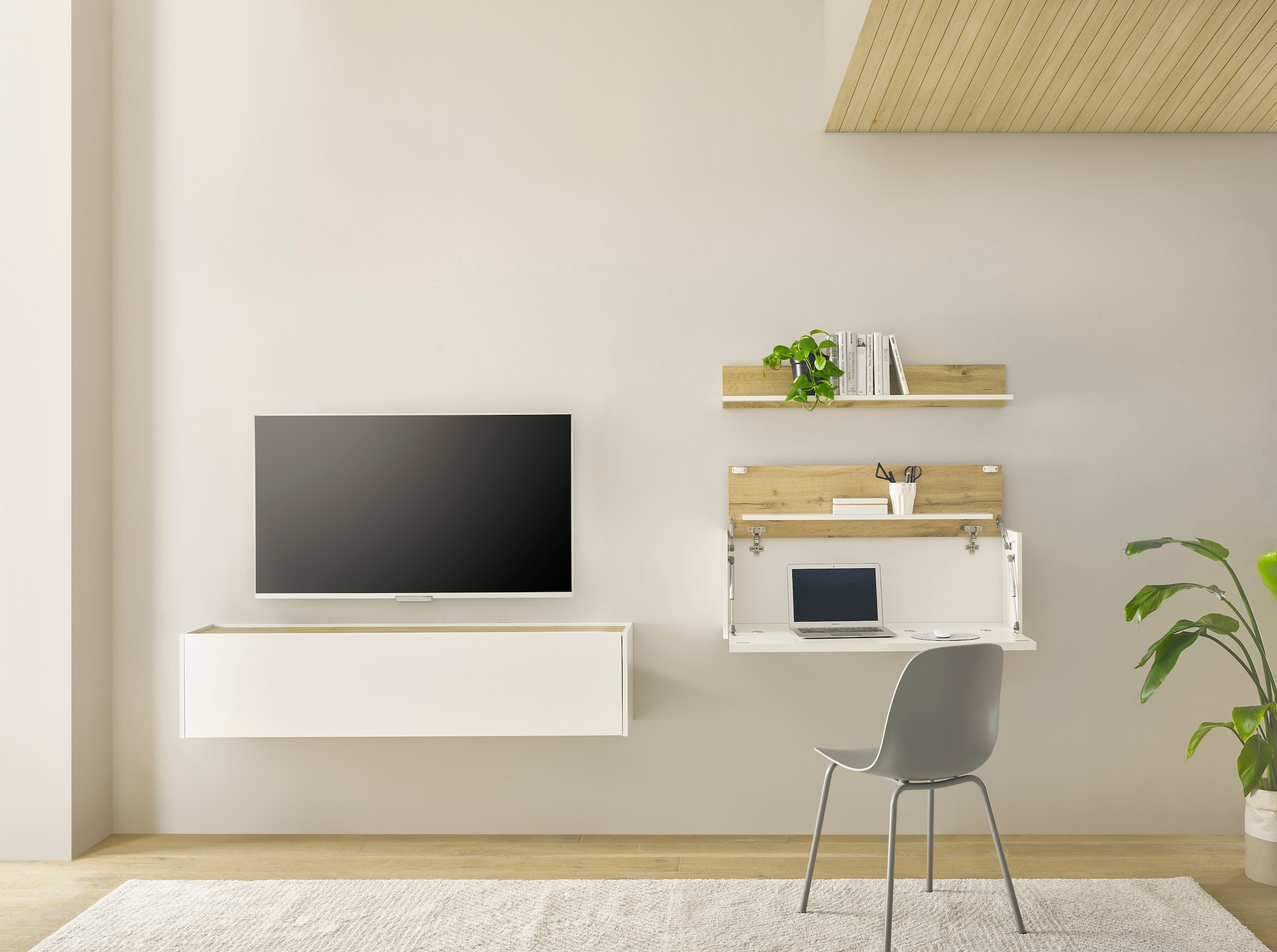 INOSIGN Büromöbel-Set »CiTY/GiRON«, (Set, 3 tlg.), Home Office