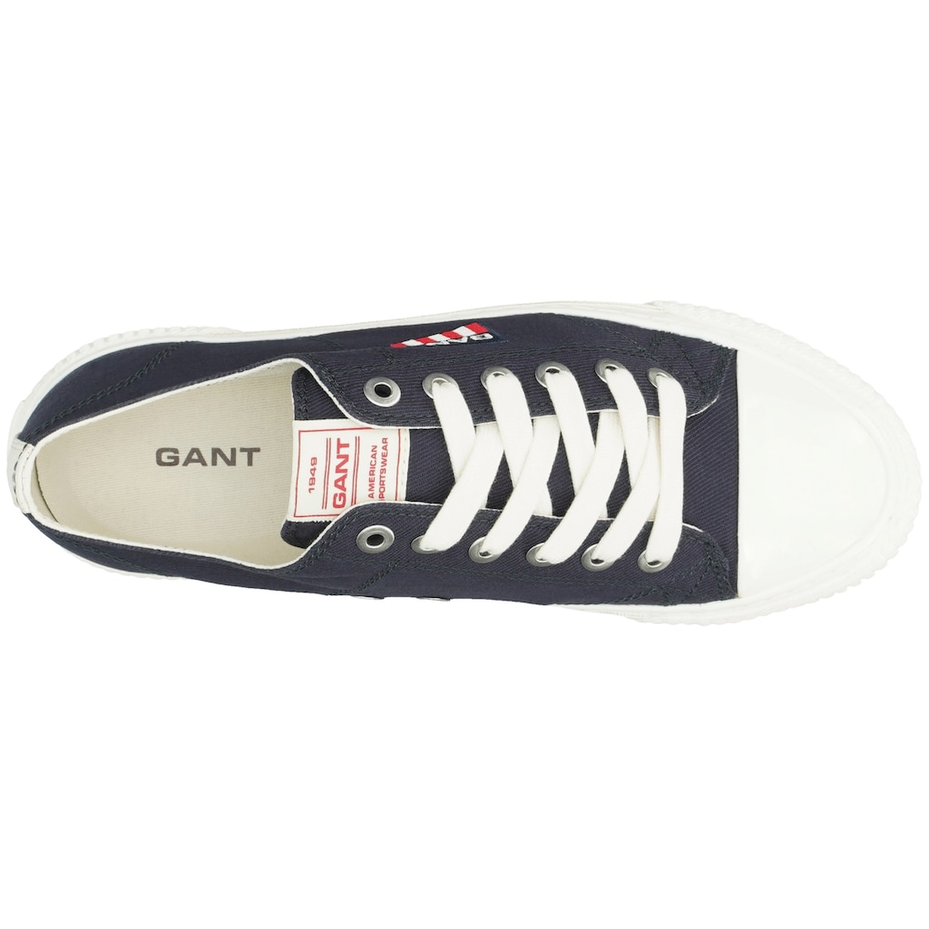 Schuhe Halbschuhe Gant Sneaker »Nautilana«, mit leichter Plateausohle marine
