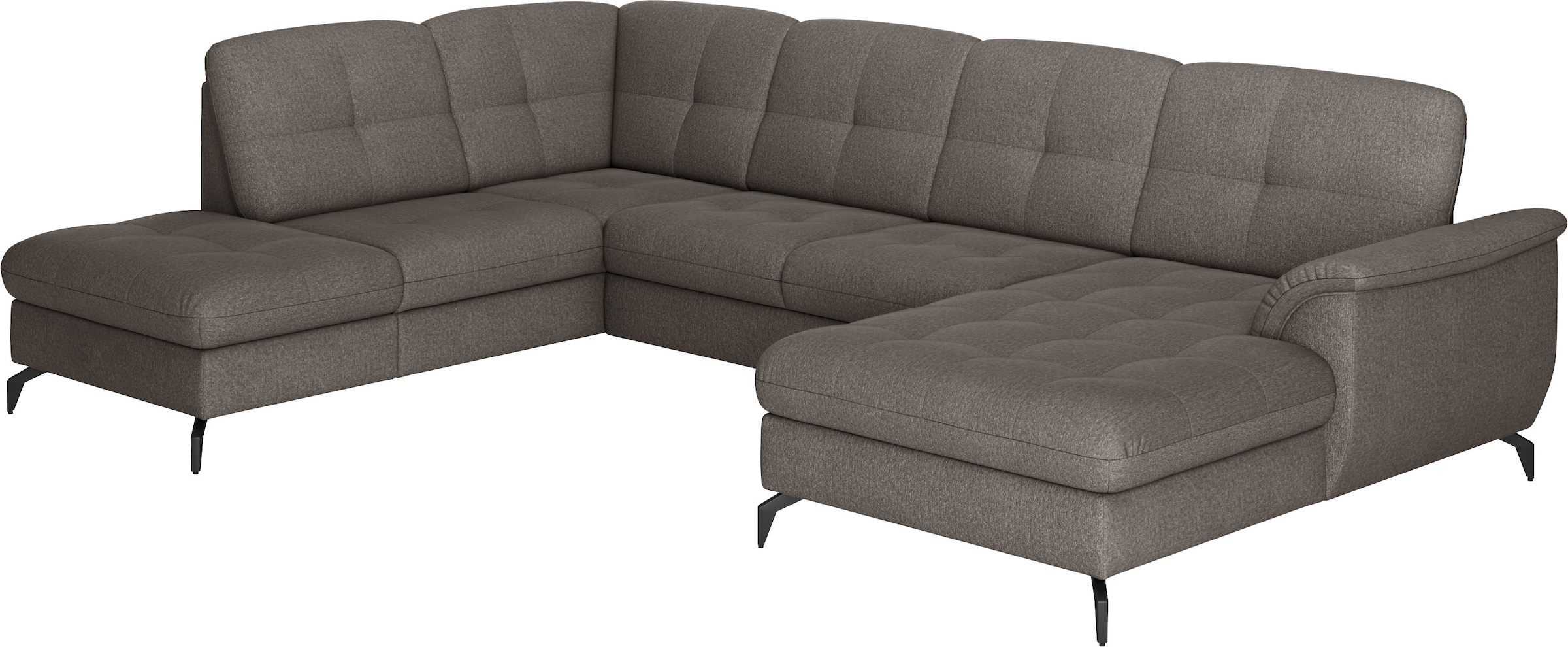 sit&more Wohnlandschaft »Zora U-Form«, wahlweise mit Bettfunktion und Bettkasten
