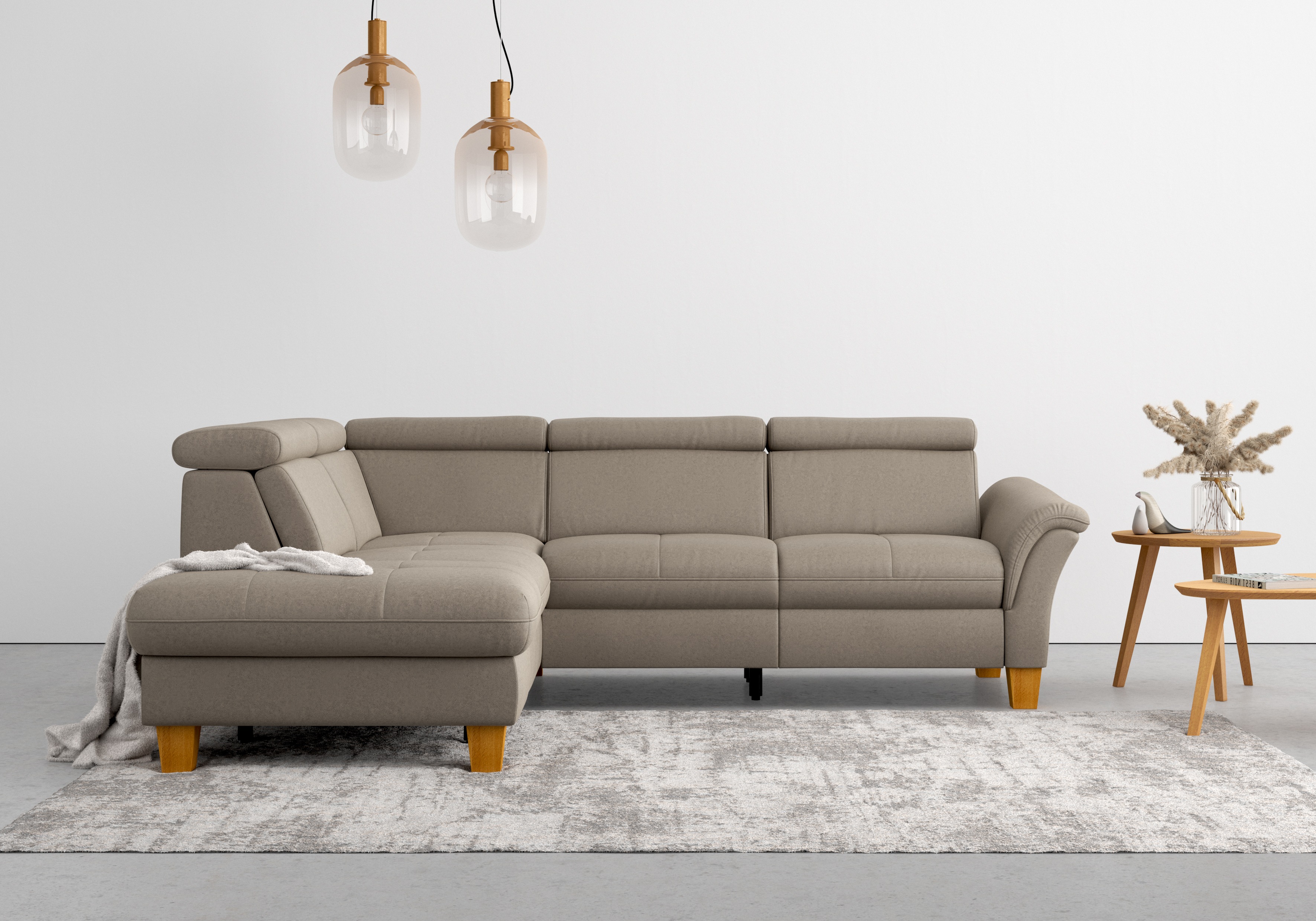 Thumbnail - Home affaire Ecksofa "Lindgren L-Form", wahlweise mit TV-Funktion, Stauraum und Kopfteilverstellung