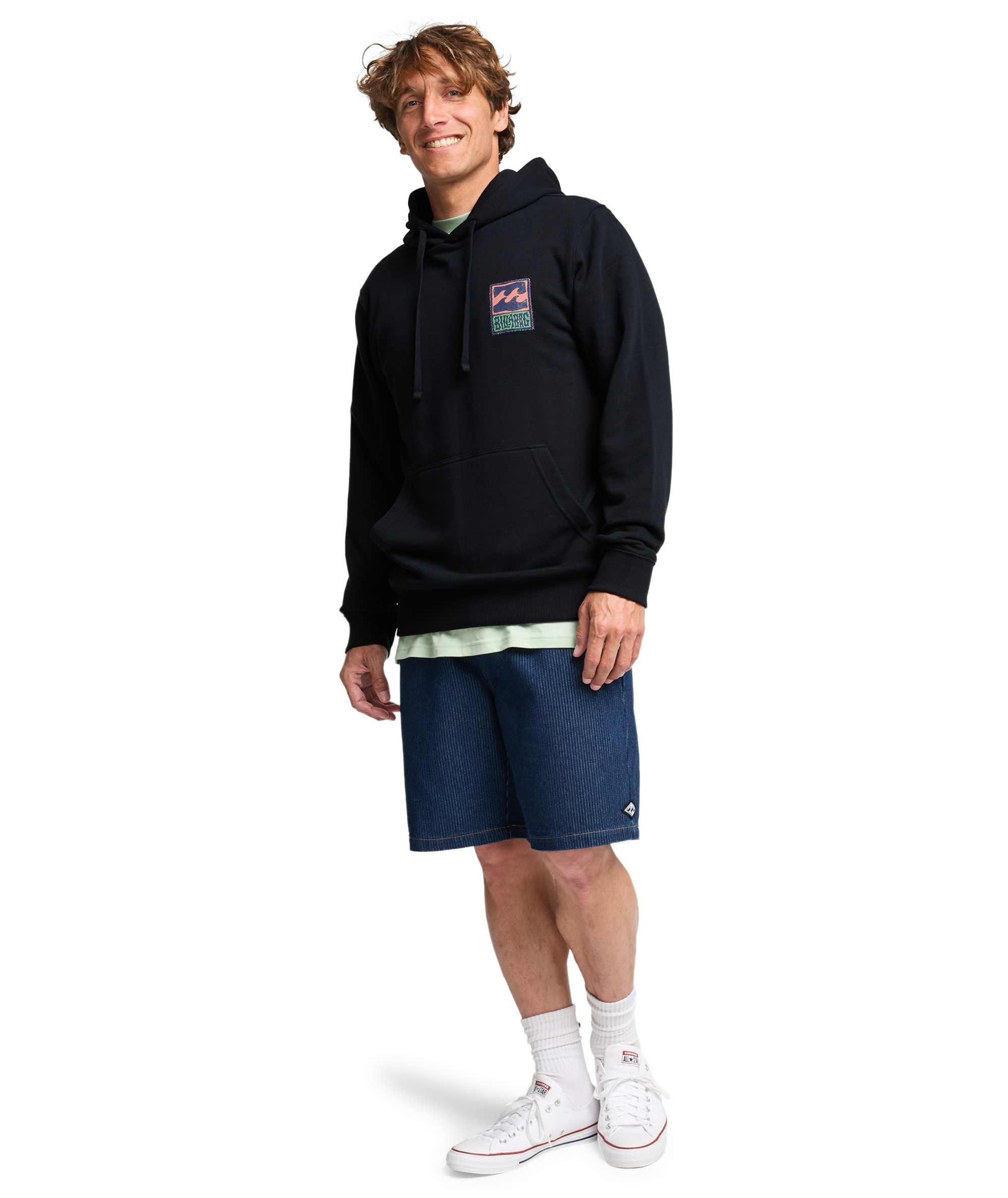 Billabong Kapuzensweatshirt »STAMP PO«, sportlicher Stil, für Erwachsene, aus Baumwolle und Polyester
