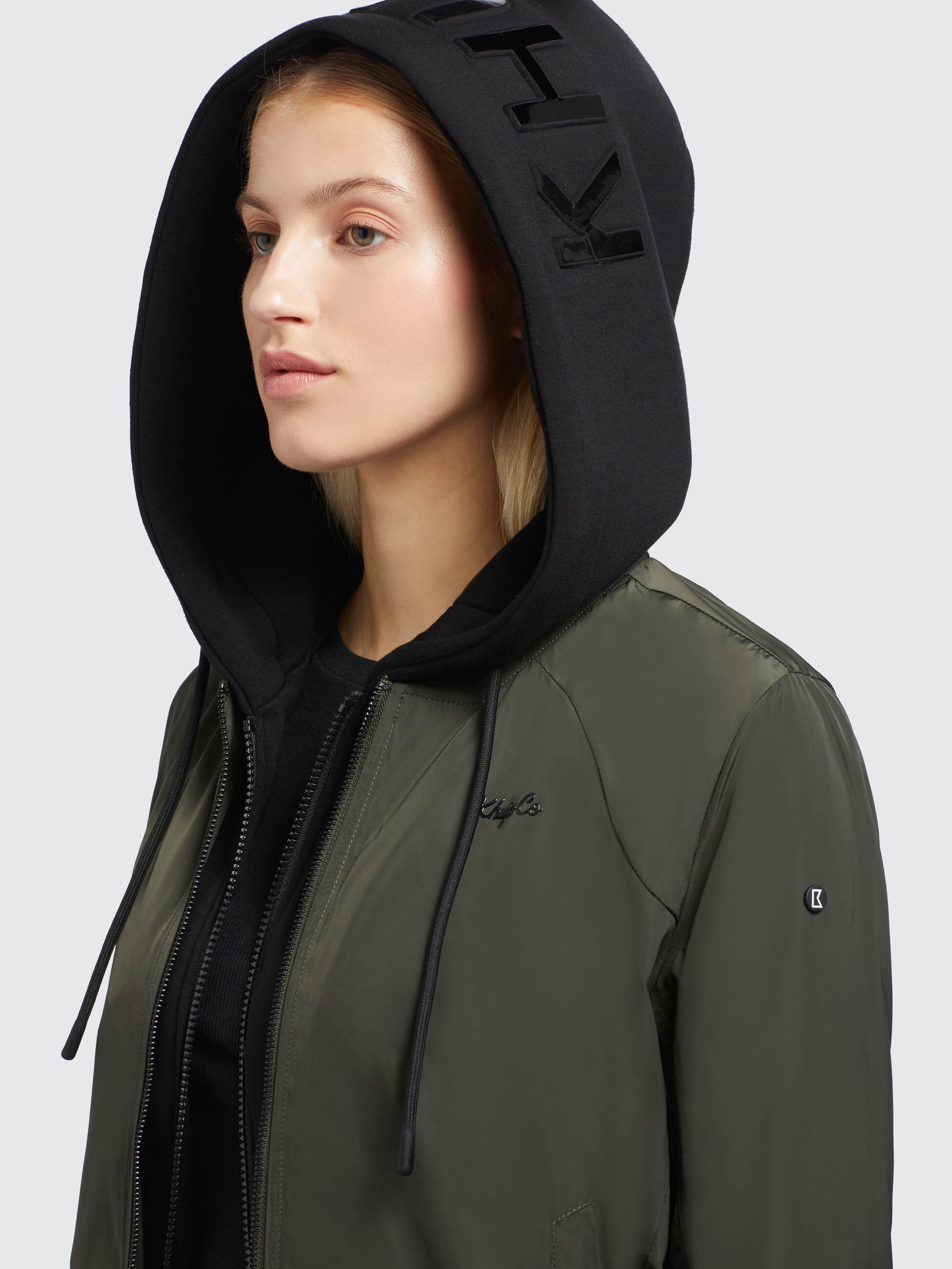 khujo Bomberjacke »PERSEE3«, mit Kapuze