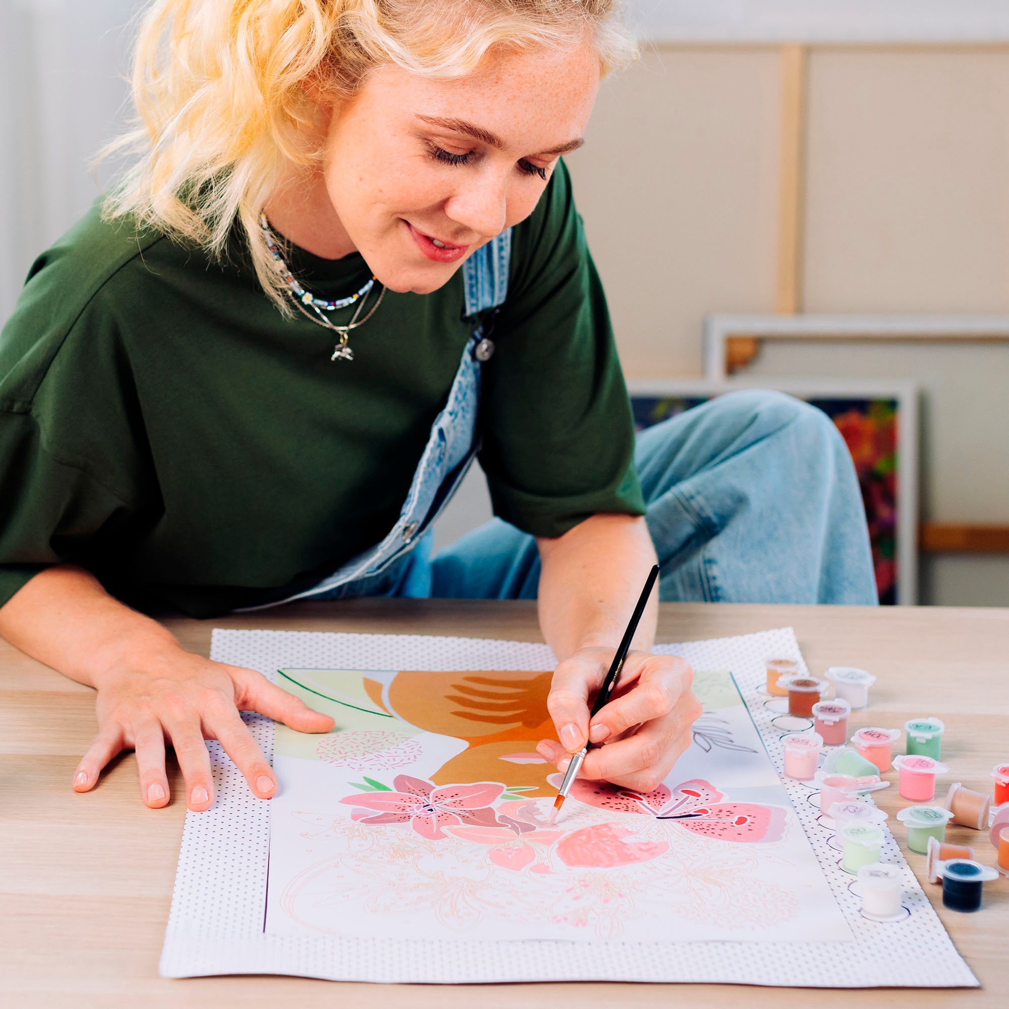 Ravensburger Malen nach Zahlen »CreArt, Leinwand Gedankenblumen«, Made in Europe