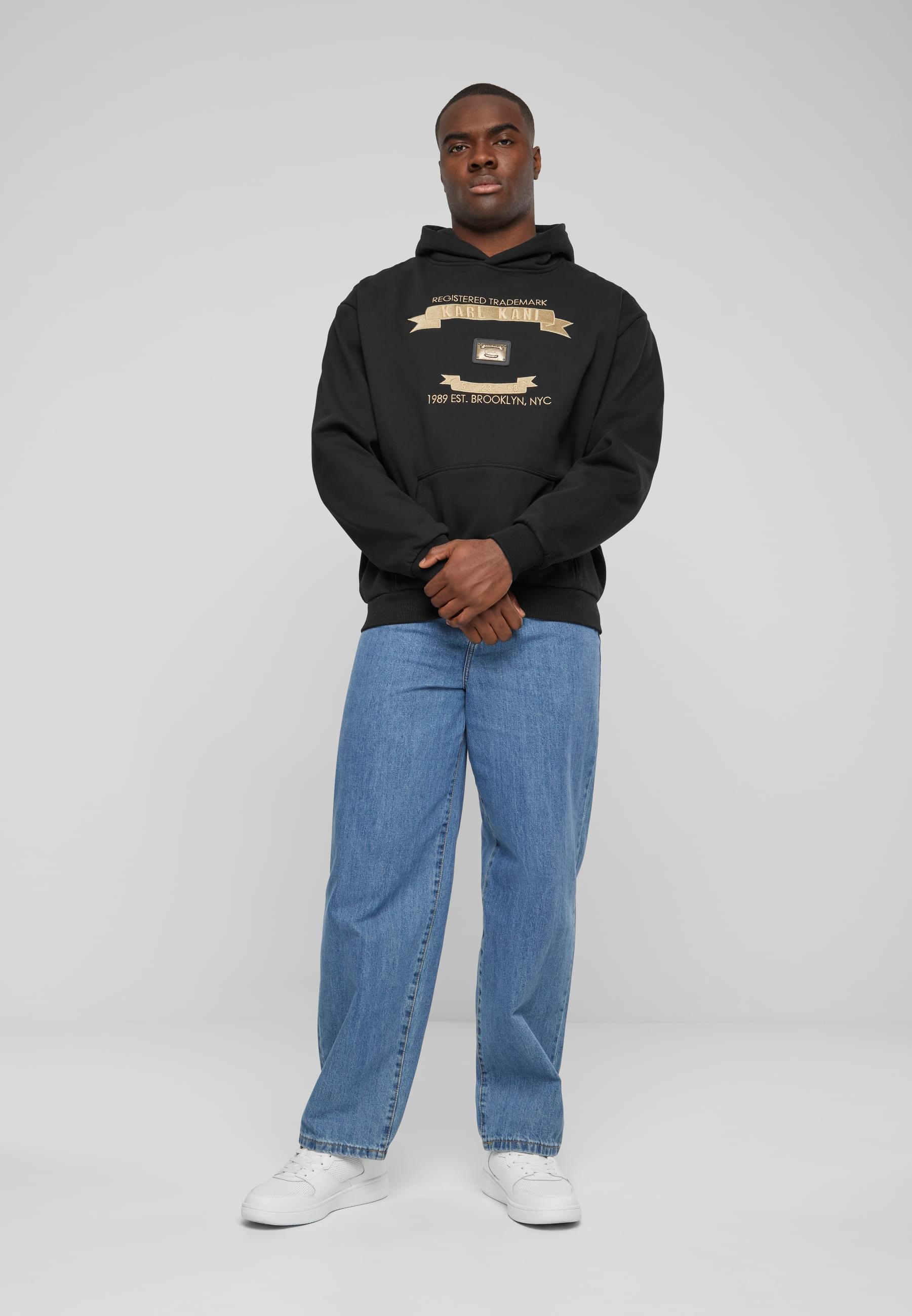 Karl Kani Kapuzensweatshirt »Karl Kani Herren KM241-006-1 Karl Kani Metal Plate Os Hoodie«, (1 tlg.)