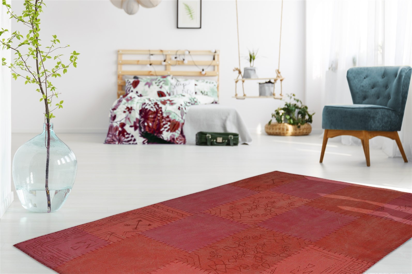 Kayoom Teppich »Lyrical 210«, rechteckig, 13 mm Höhe, Handgefertigt, hochwertig verarbeitetes Unikat im Antik-Design