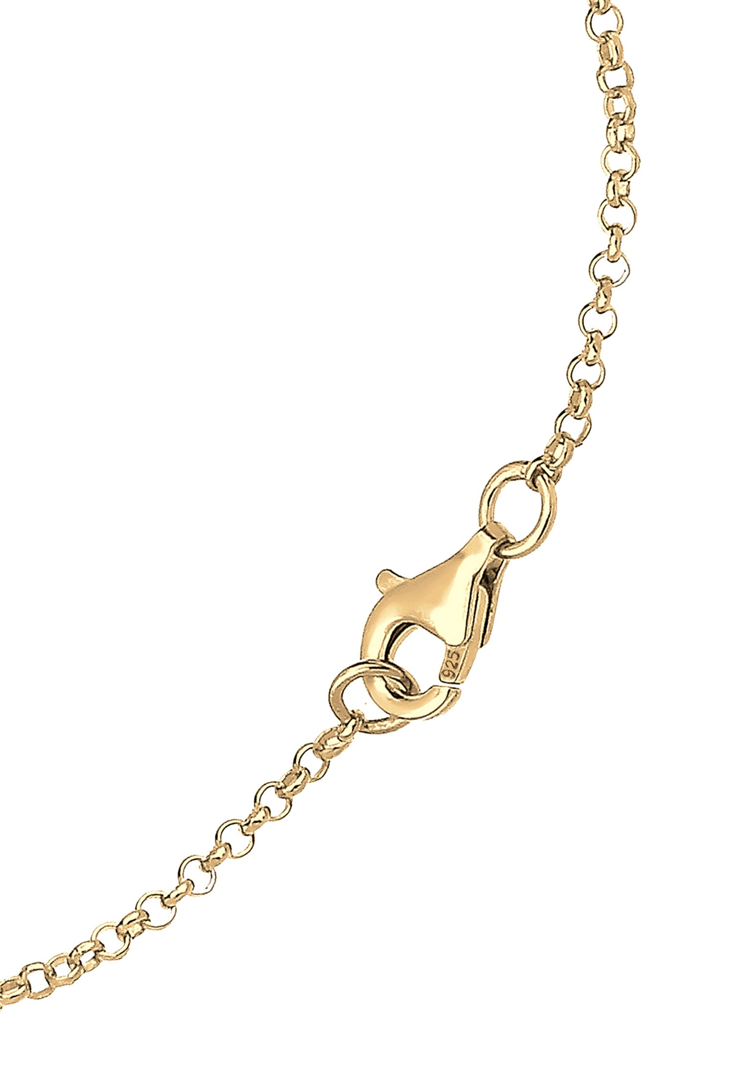 ELLI Klassisch Basic 925 Silver Bracelet Gold 17 2