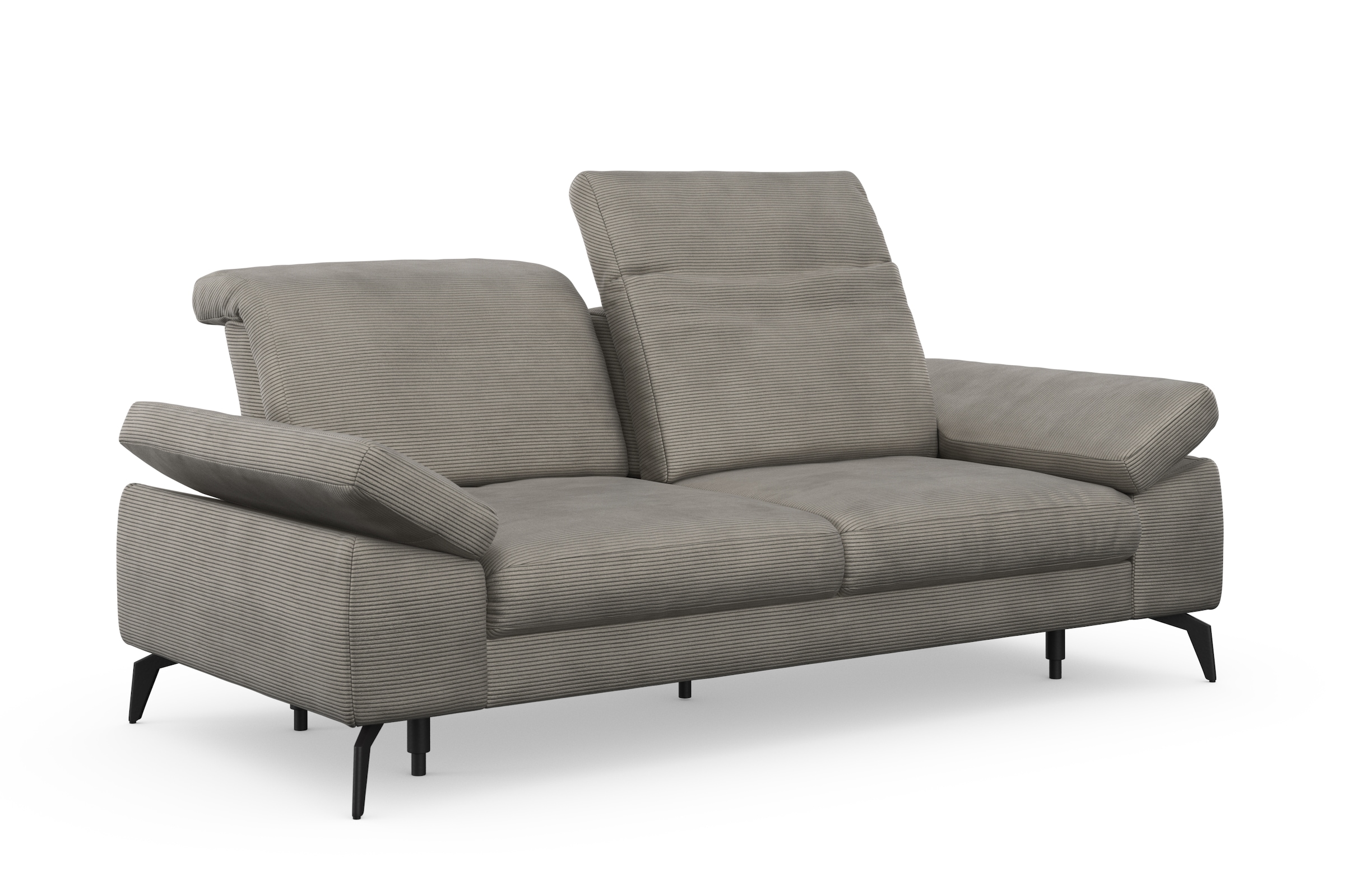 sit&more 2,5-Sitzer »Cabana«, Breite 211 cm, mit oder ohne Sitztiefen-, und Kopfteilfunktion