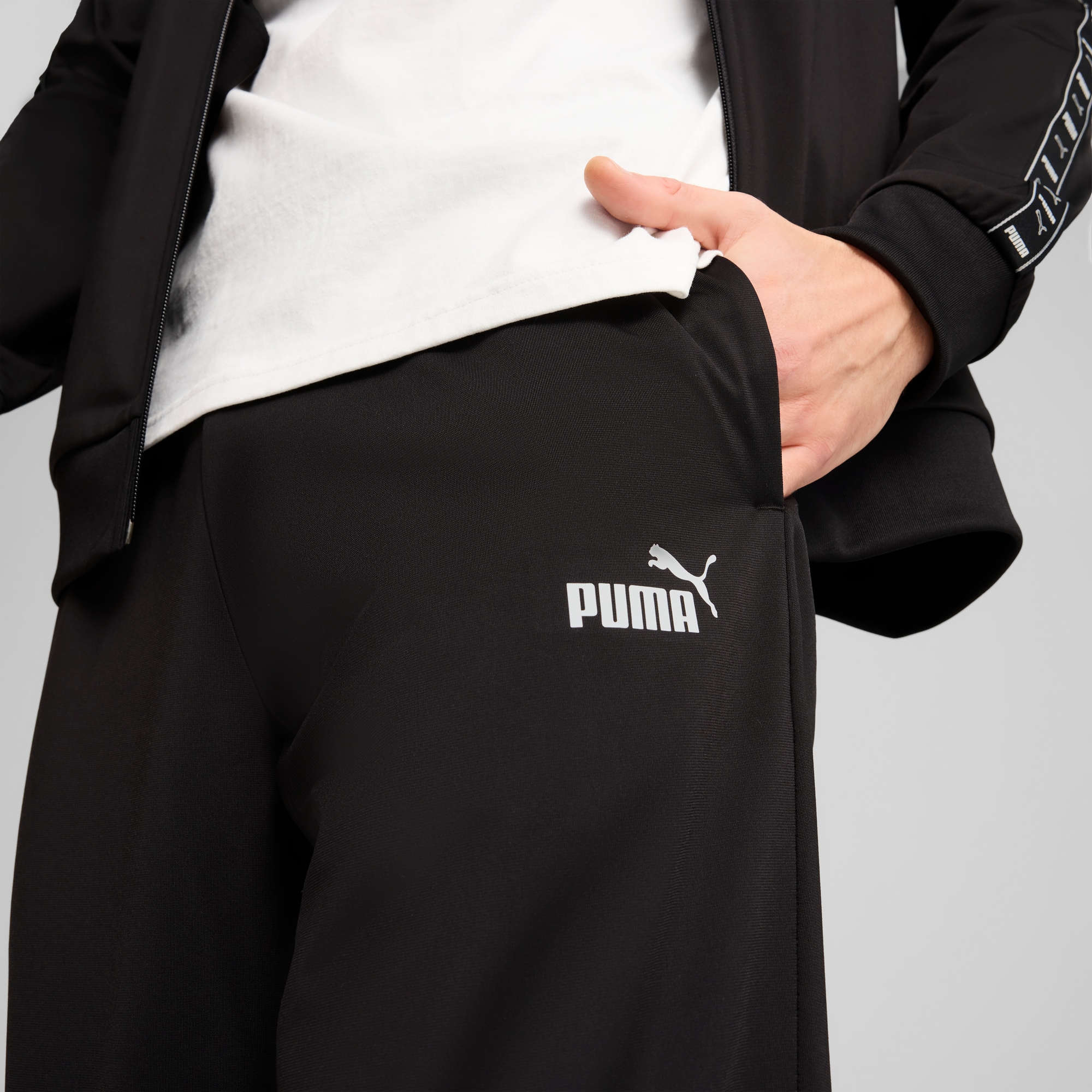 PUMA Trainingsanzug »POLY TAPE SUIT«, (2 tlg.)