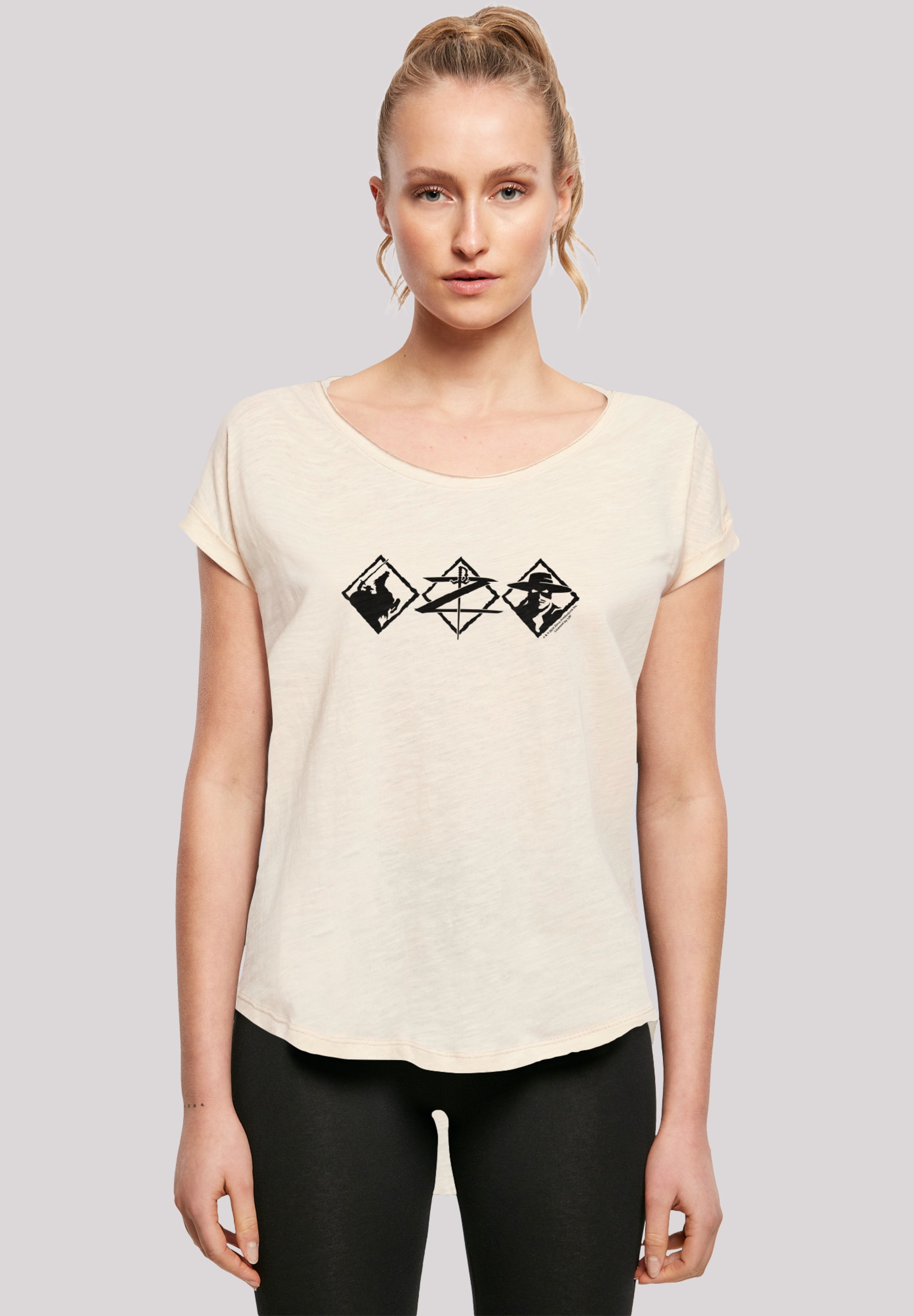 F4NT4STIC T-Shirt "Zorro Diamond Trio", Premium Qualität günstig online kaufen