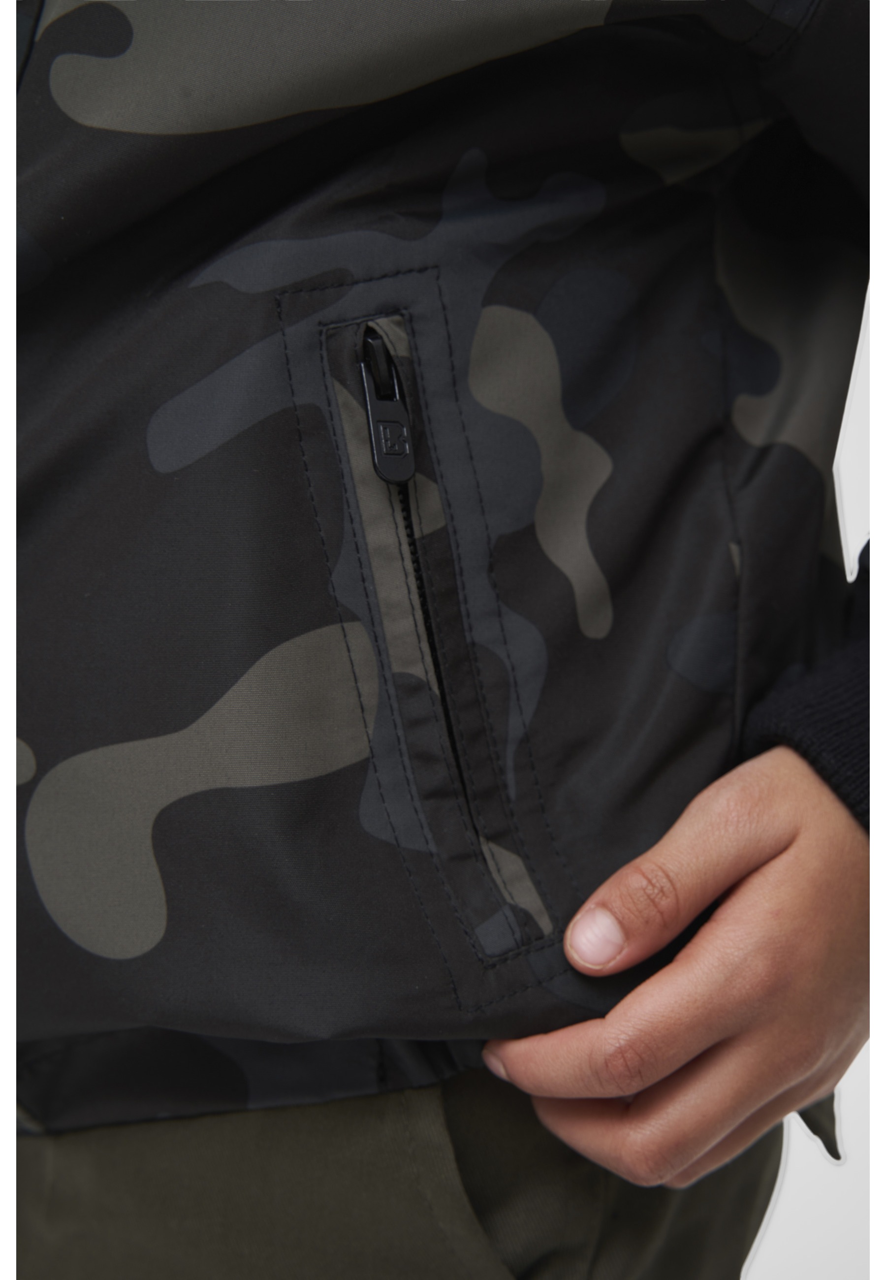 Brandit Allwetterjacke »Brandit Unisex Kids Windbreaker Frontzip« 1 Stk. tlg. mit Kapuze