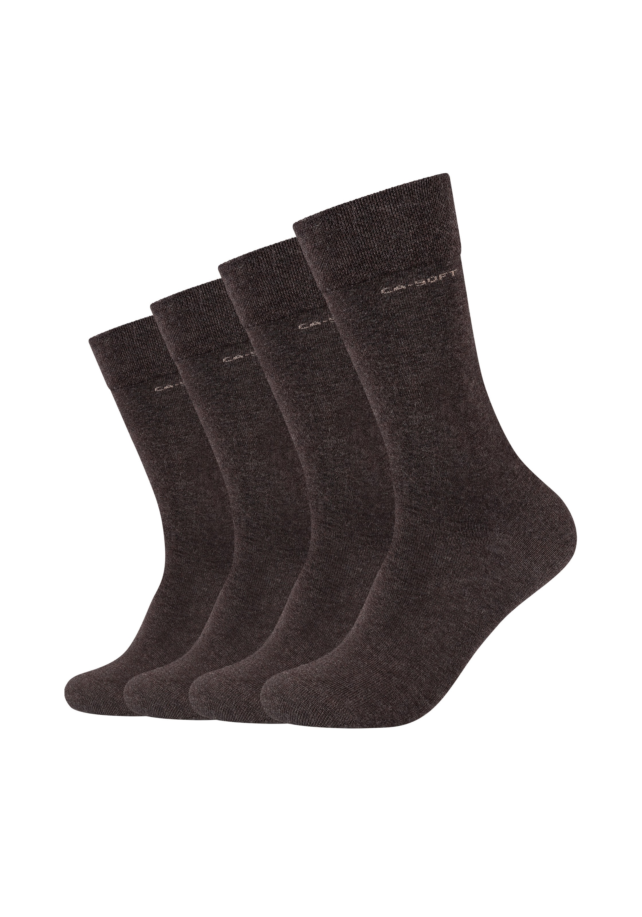 Camano Socken, (4er Pack), mit verstärktem Fersen- und Zehenbereich