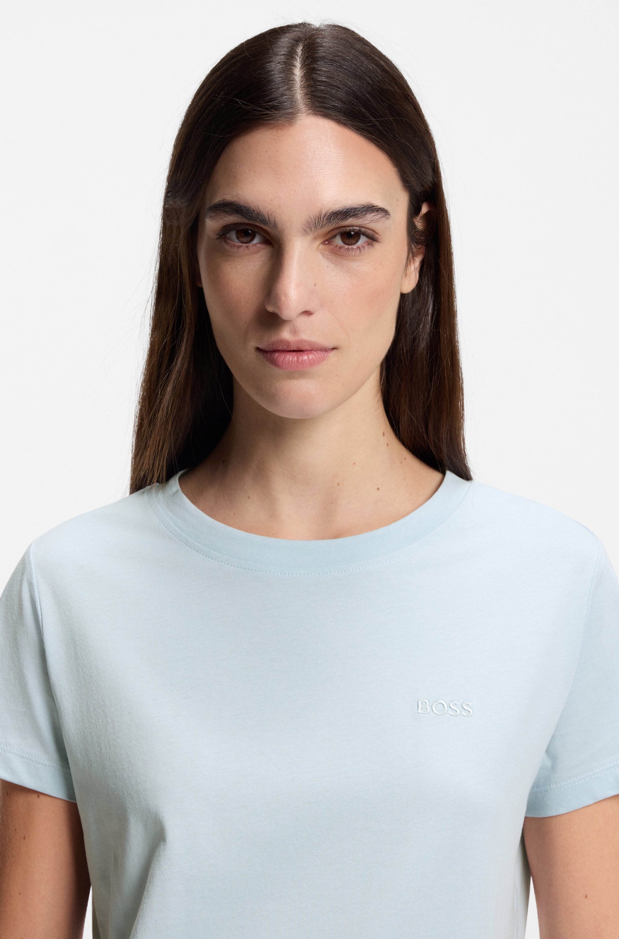 BOSS ORANGE T-Shirt "Esogo Premium Damenmode", mit Logo günstig online kaufen