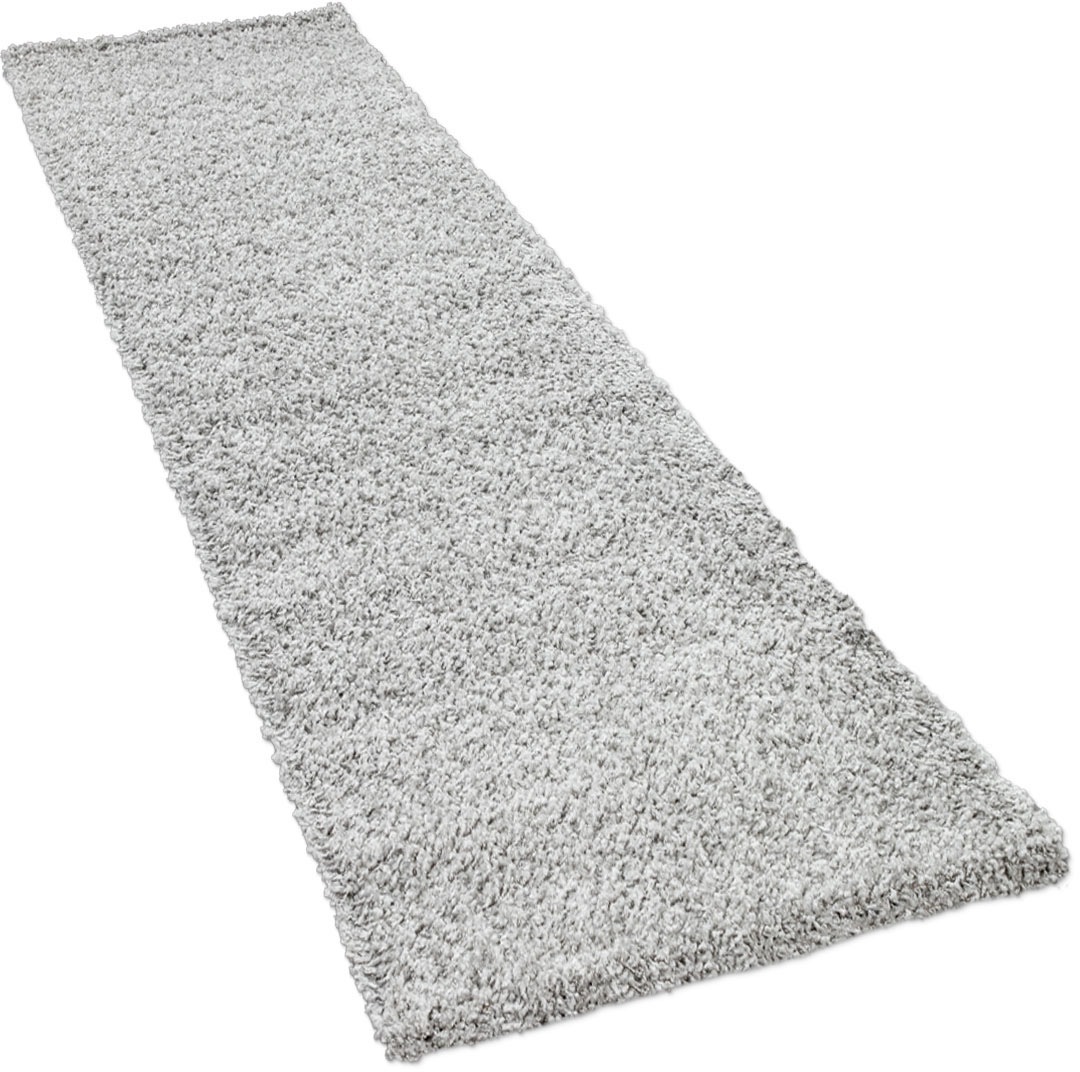 Paco Home Hochflor-Teppich "Sky 250" rechteckig 34 mm Höhe gewebt, Uni-Farb günstig online kaufen